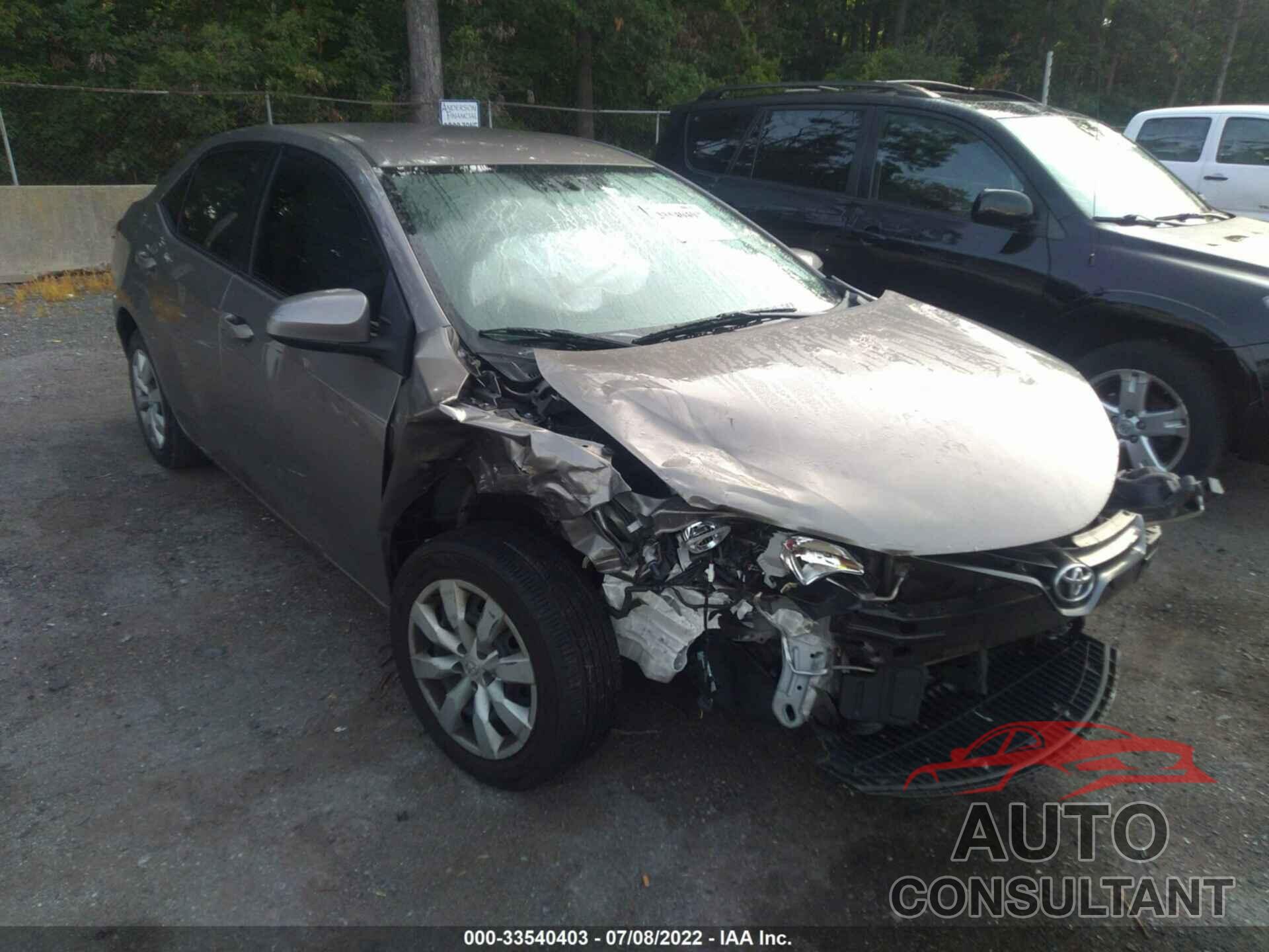 TOYOTA COROLLA 2016 - 2T1BURHE1GC574513