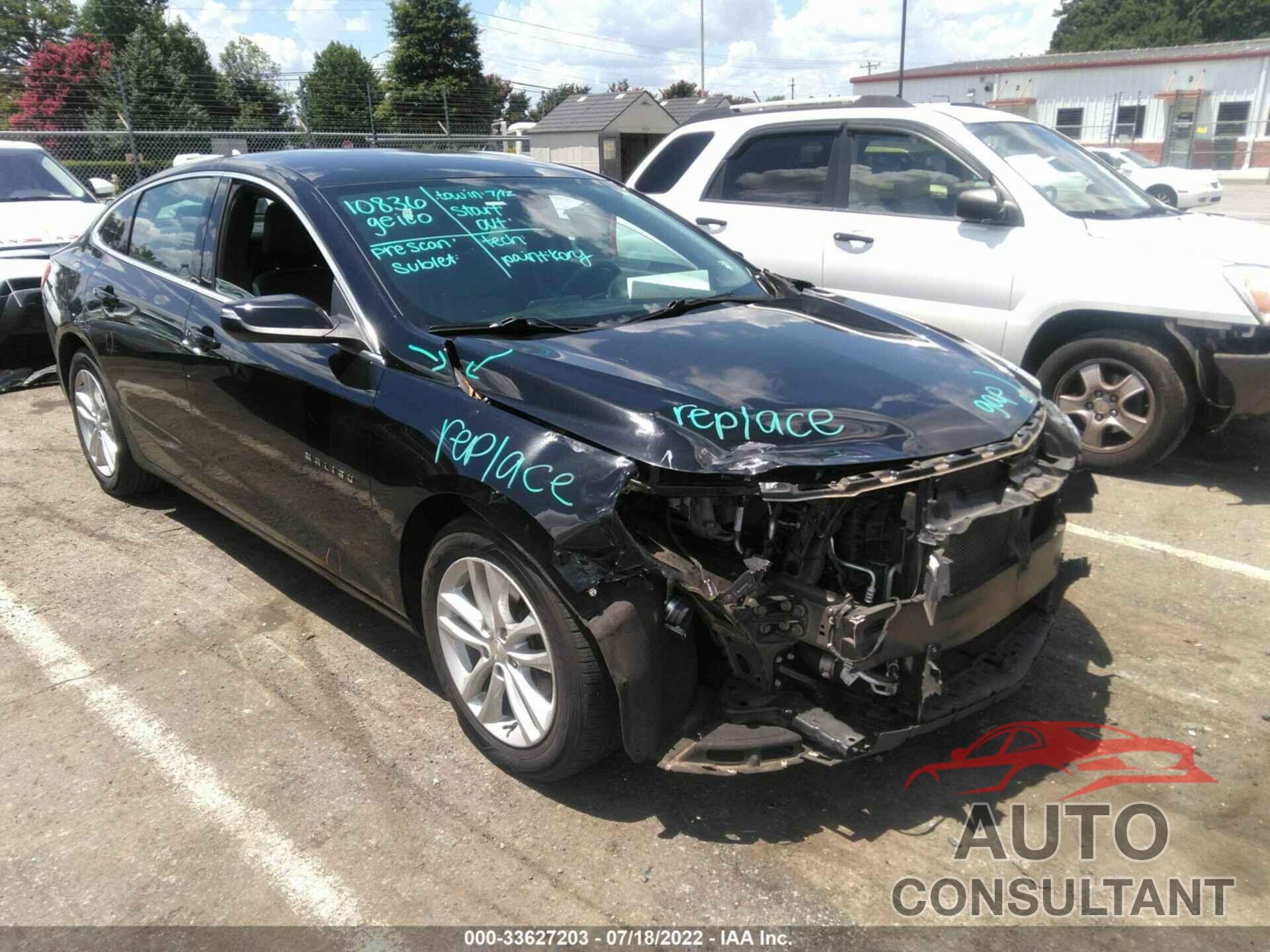 CHEVROLET MALIBU 2017 - 1G1ZE5ST7HF244369