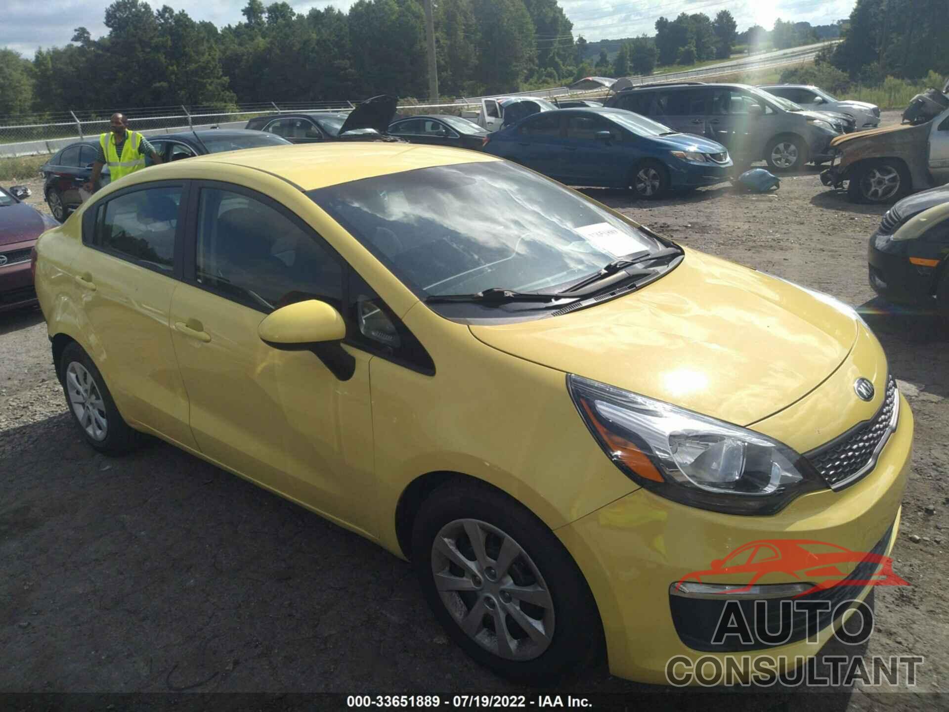 KIA RIO 2016 - KNADM4A36G6547039