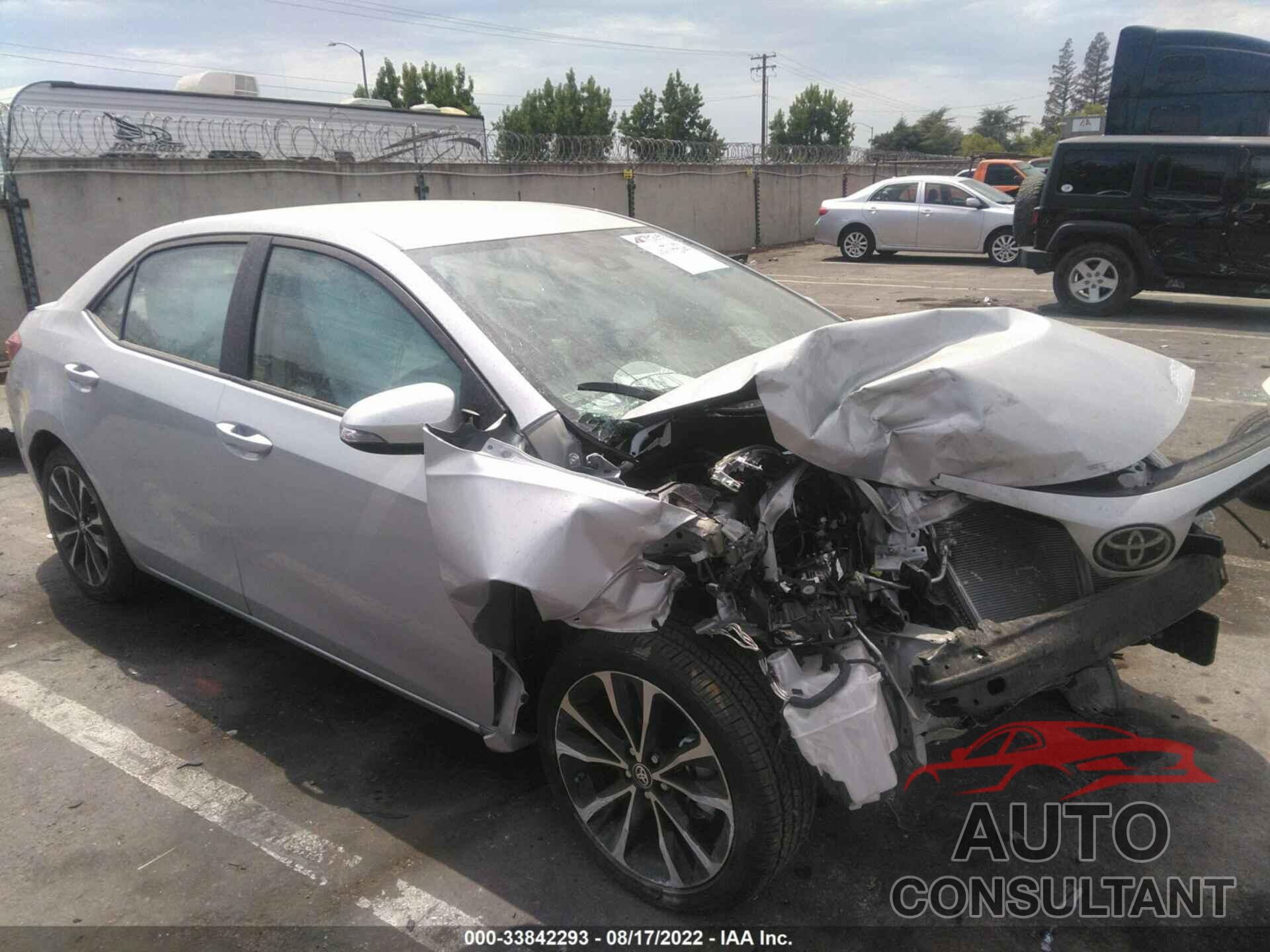 TOYOTA COROLLA 2019 - 2T1BURHE8KC187420