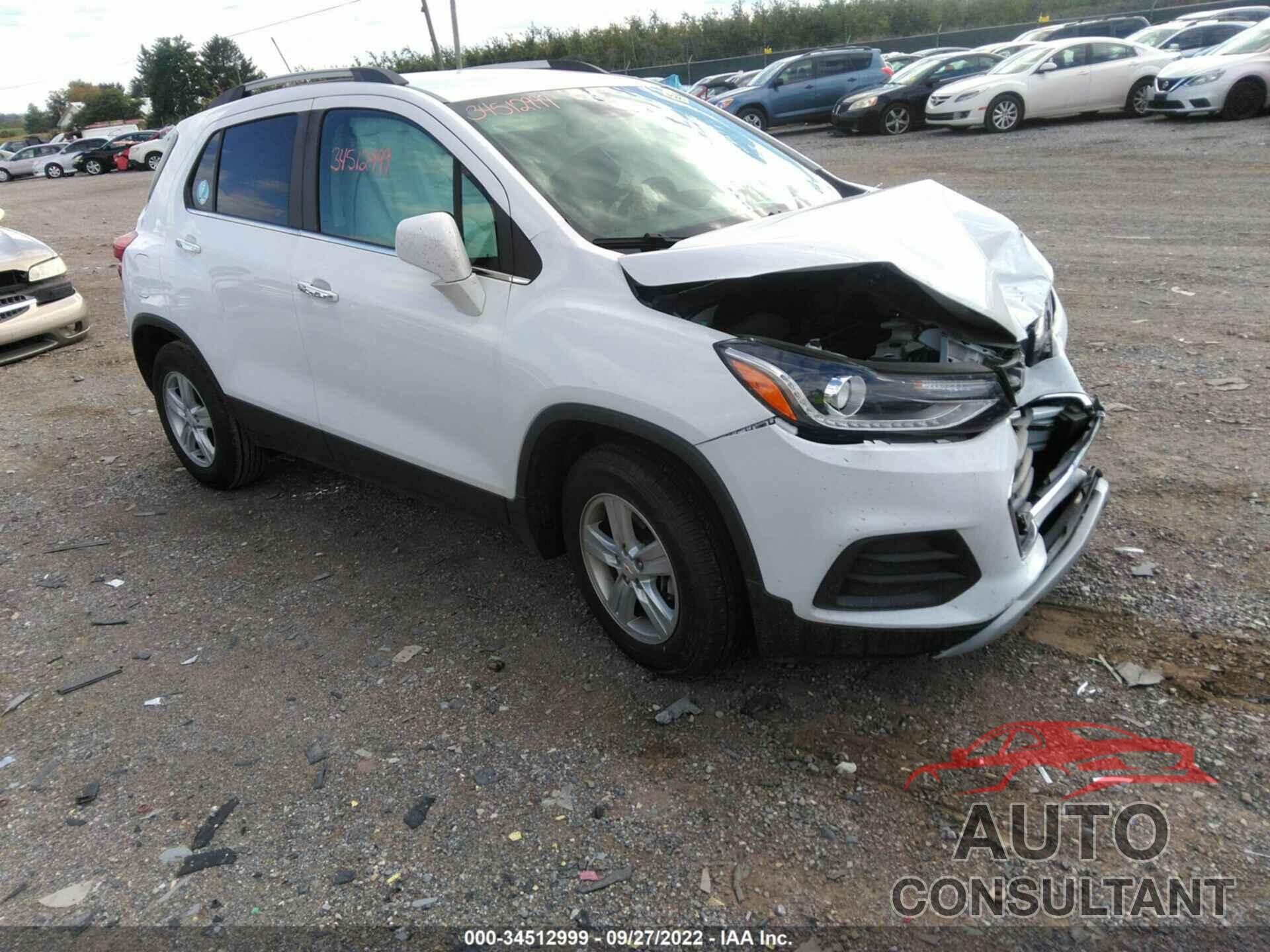 CHEVROLET TRAX 2020 - KL7CJLSB4LB007453