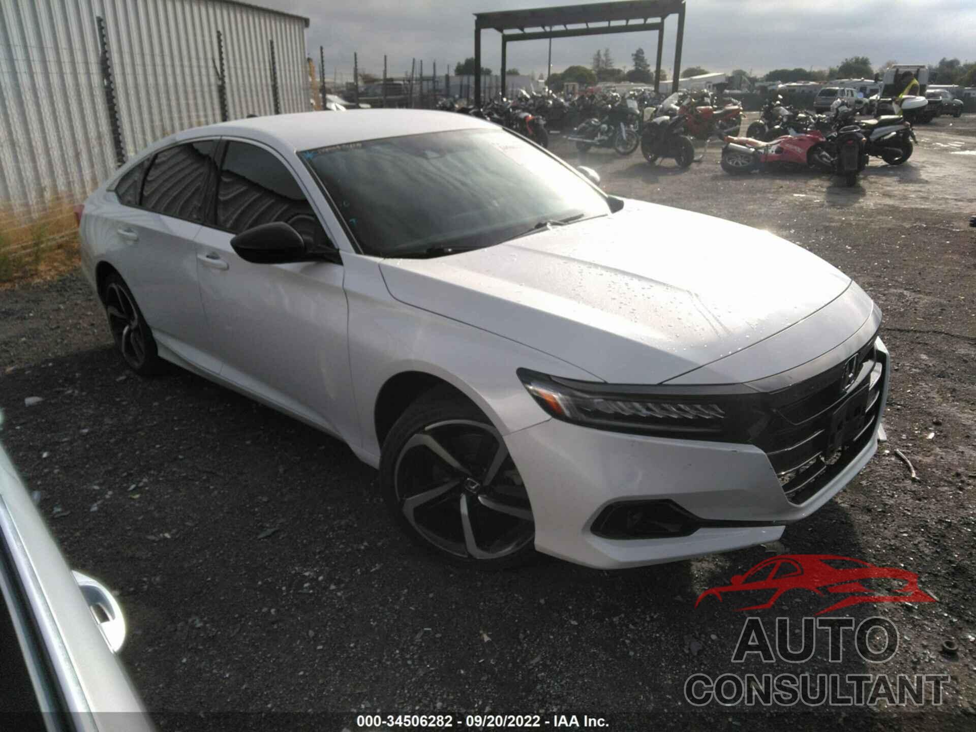 HONDA ACCORD SEDAN 2021 - 1HGCV1F42MA072463