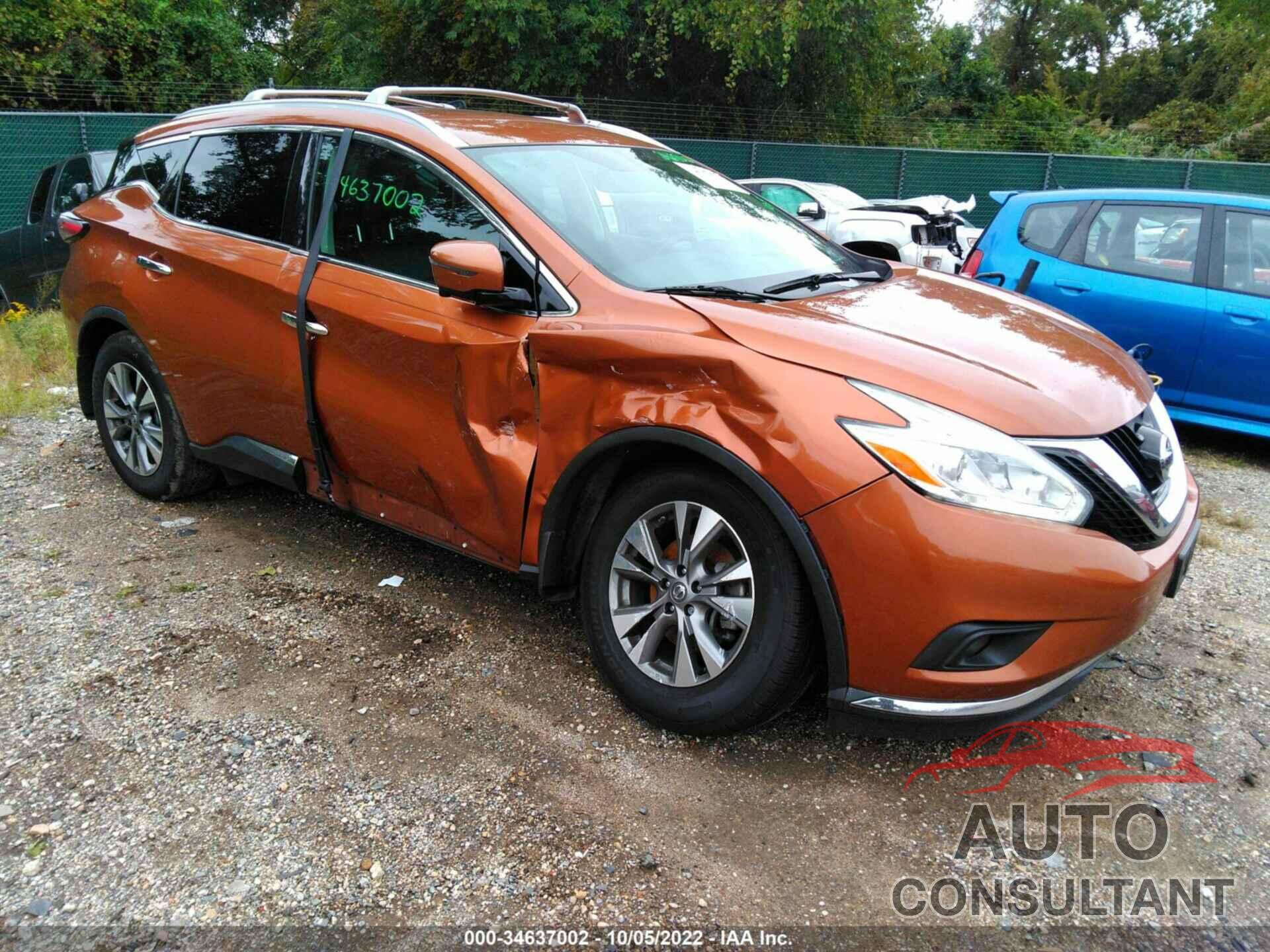 NISSAN MURANO 2016 - 5N1AZ2MH4GN108328