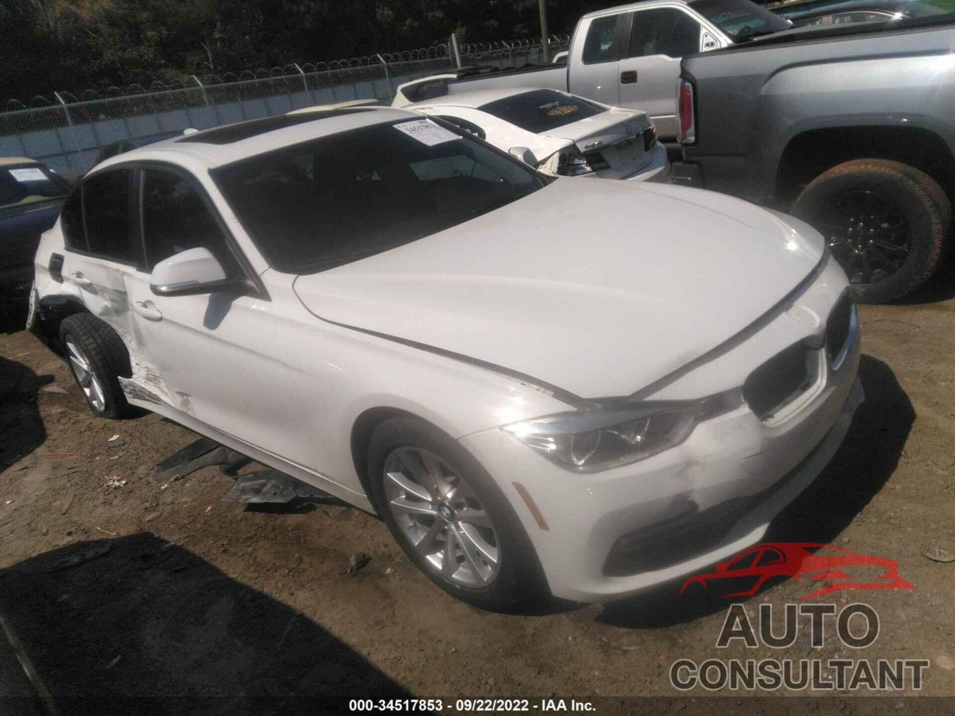 BMW 3 SERIES 2016 - WBA8E1G59GNT37305