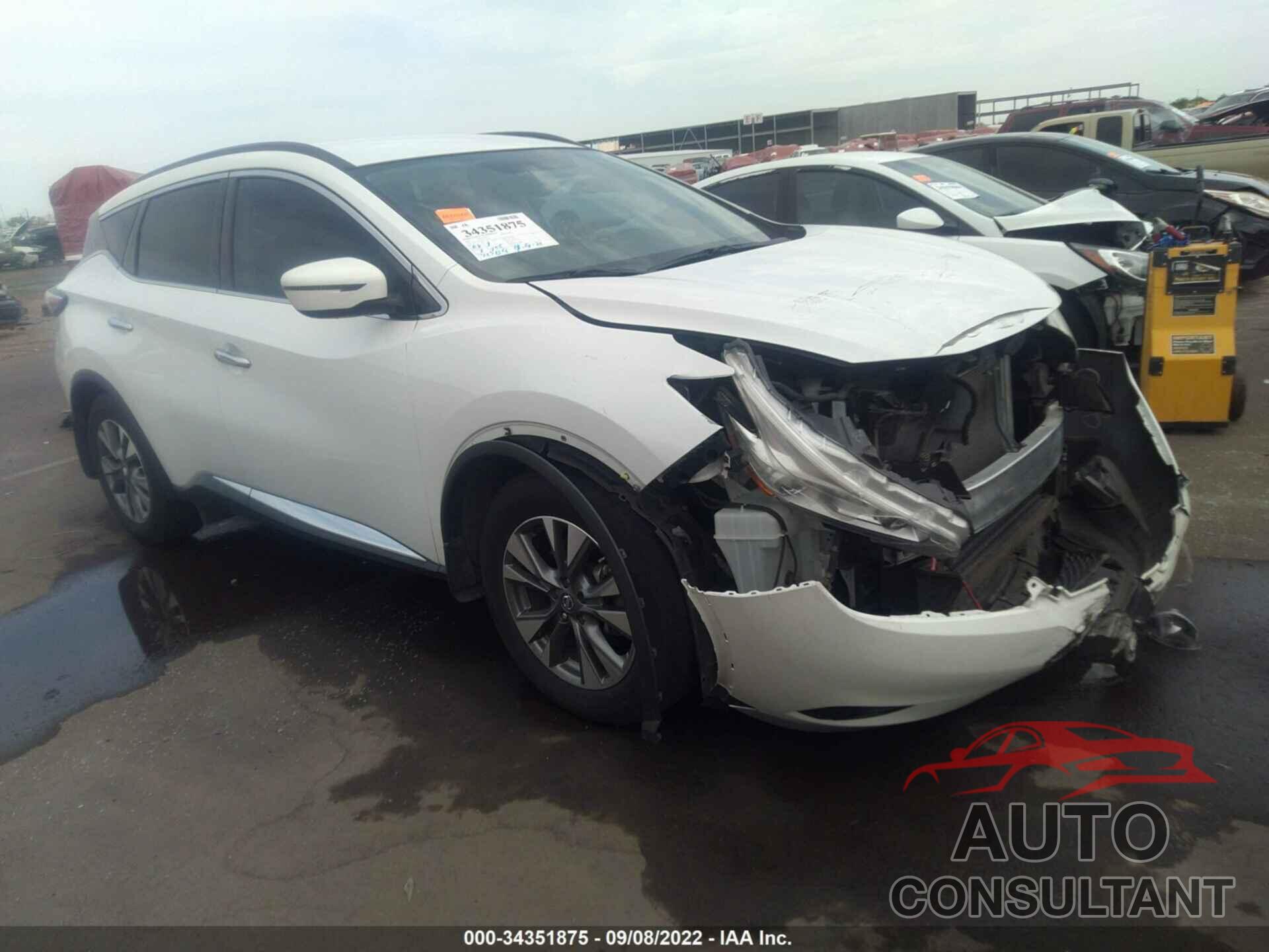 NISSAN MURANO 2016 - 5N1AZ2MG8GN130582