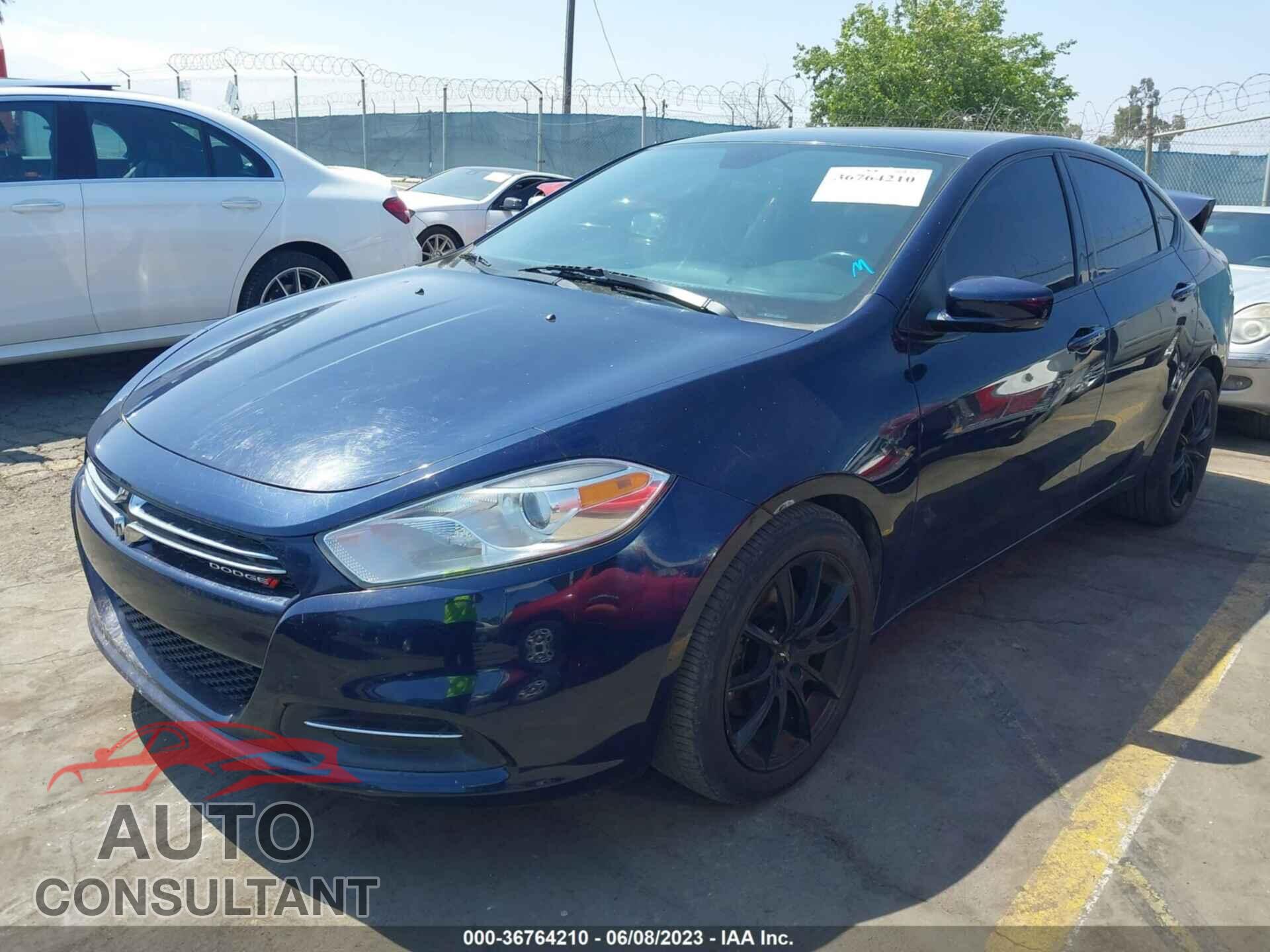 DODGE DART 2015 - 1C3CDFDH3FD150663