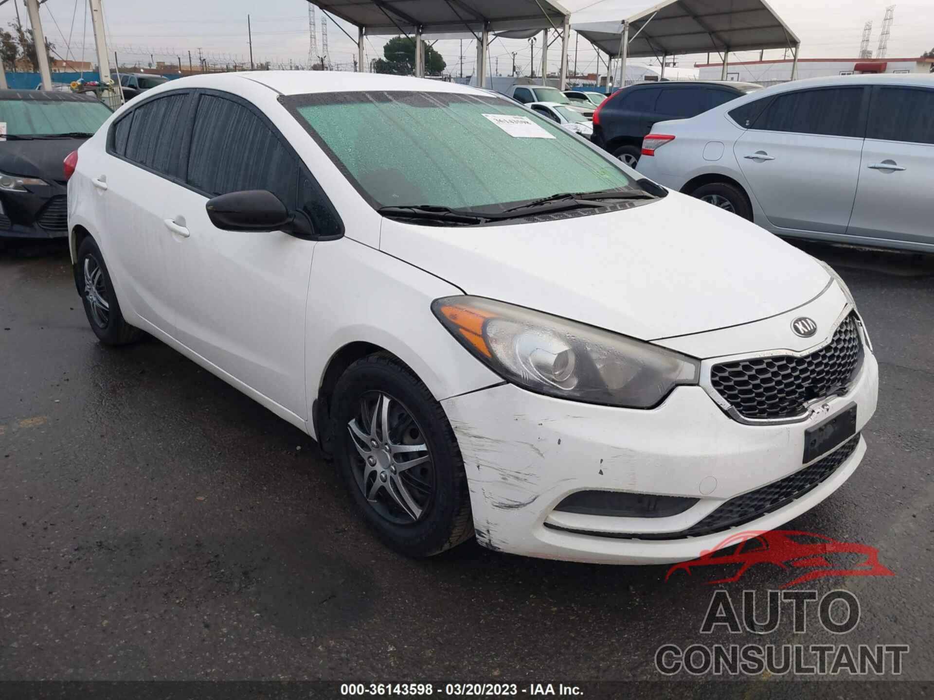 KIA FORTE 2016 - KNAFK4A66G5501399