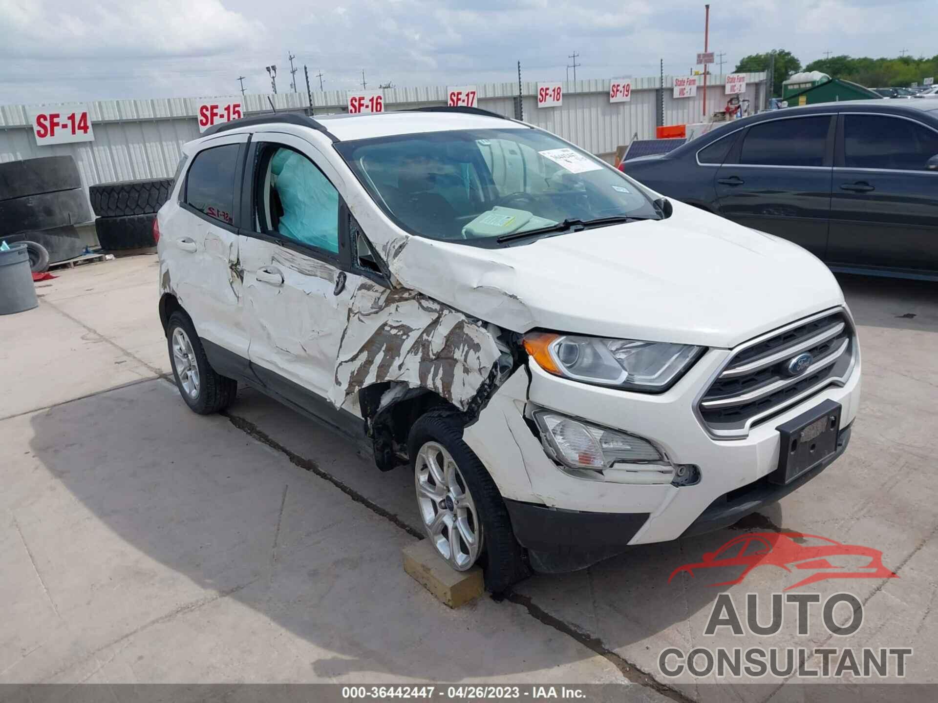 FORD ECOSPORT 2018 - MAJ3P1TE5JC219483