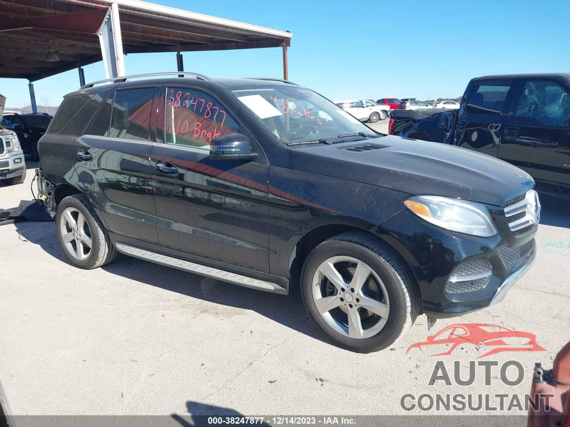 MERCEDES-BENZ GLE 350 2016 - 4JGDA5JB7GA735313