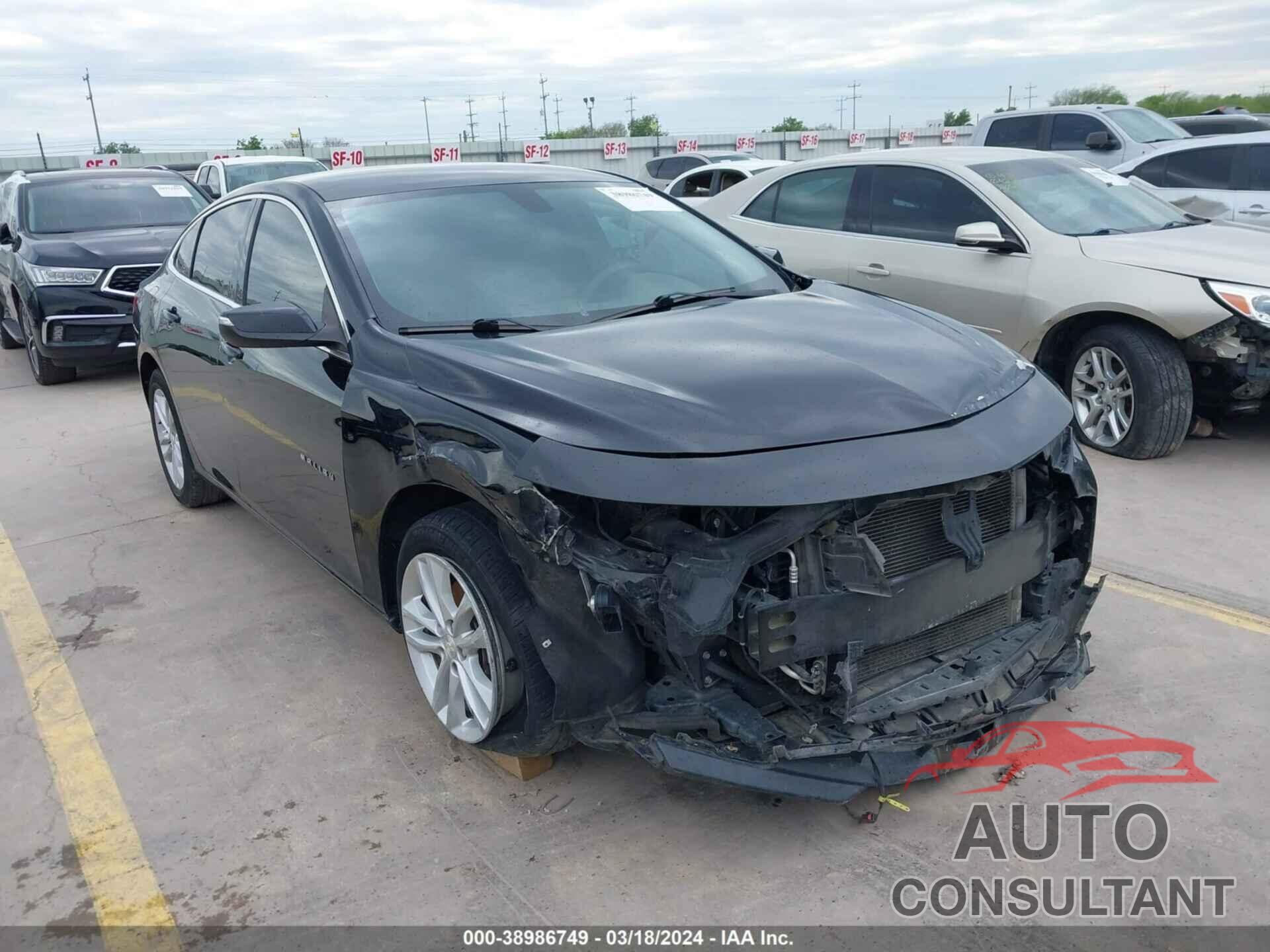 CHEVROLET MALIBU 2016 - 1G1ZE5ST4GF358487