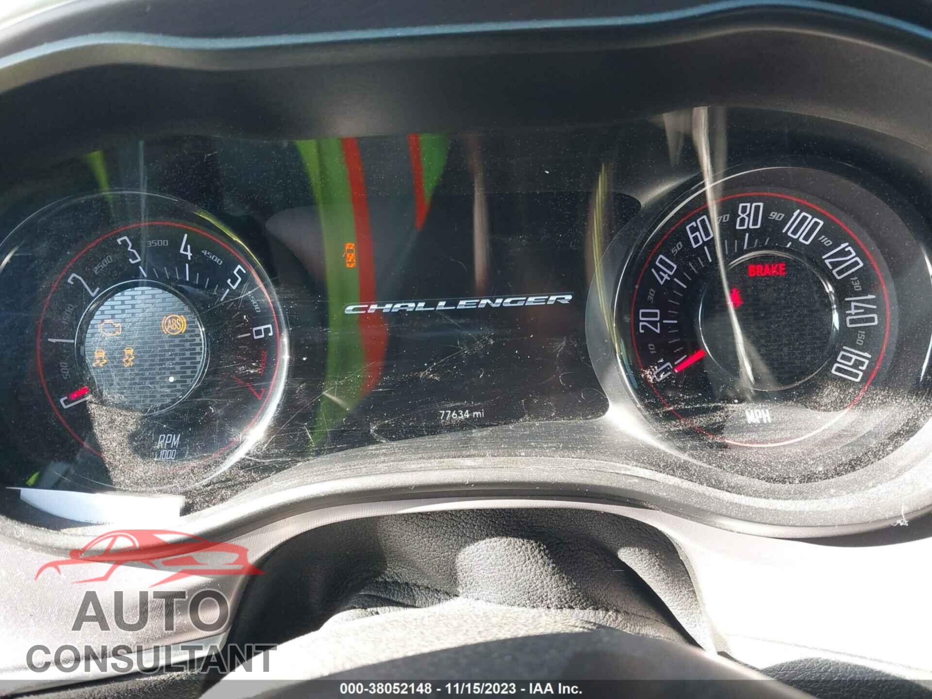 DODGE CHALLENGER 2019 - 2C3CDZAG6KH596249