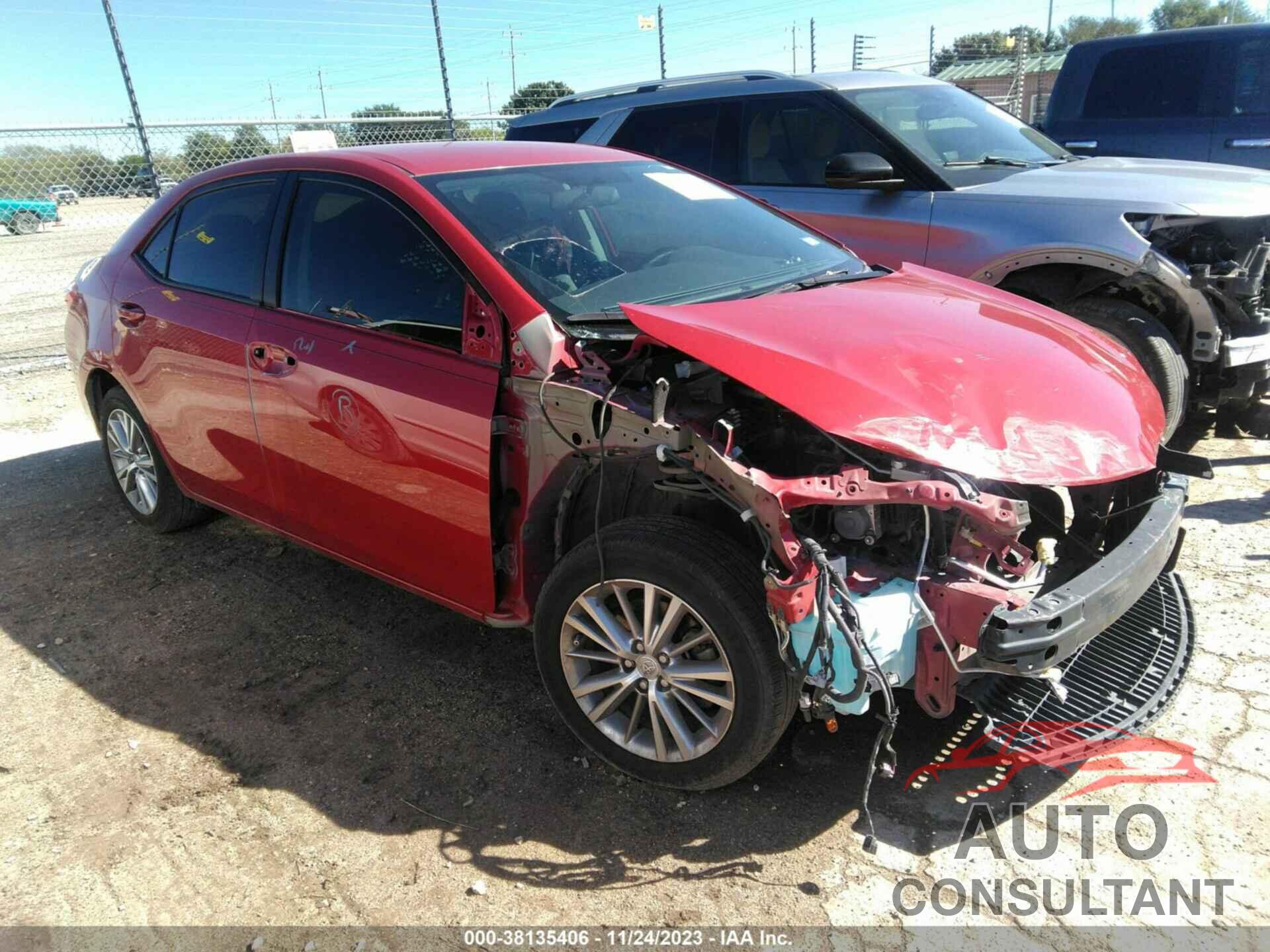 TOYOTA COROLLA 2015 - 2T1BURHE8FC414210