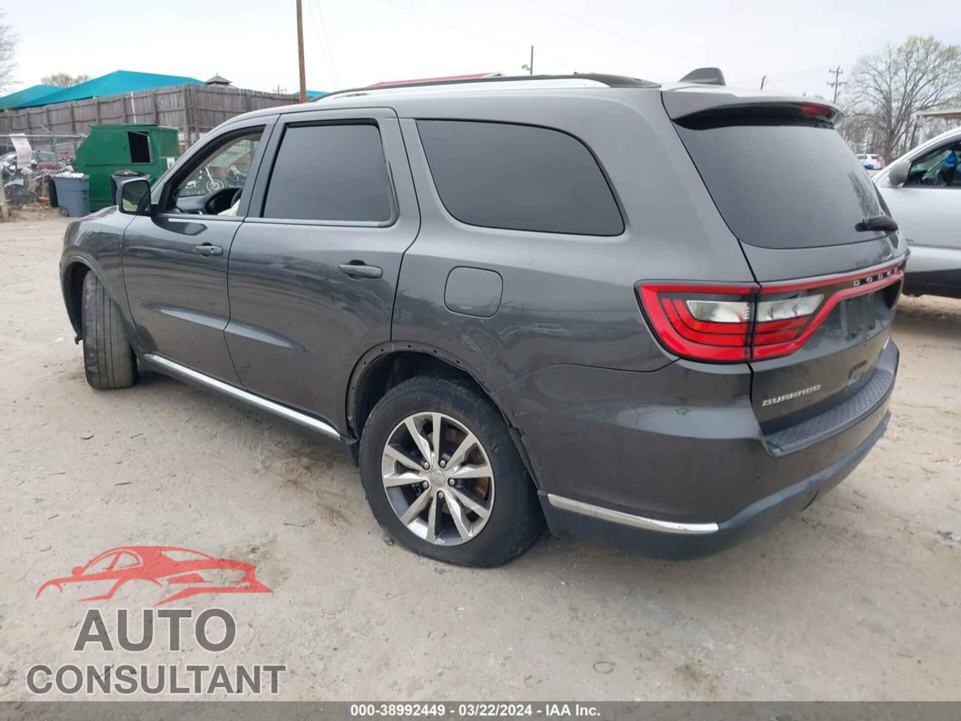 DODGE DURANGO 2016 - 1C4RDHDG9GC371605