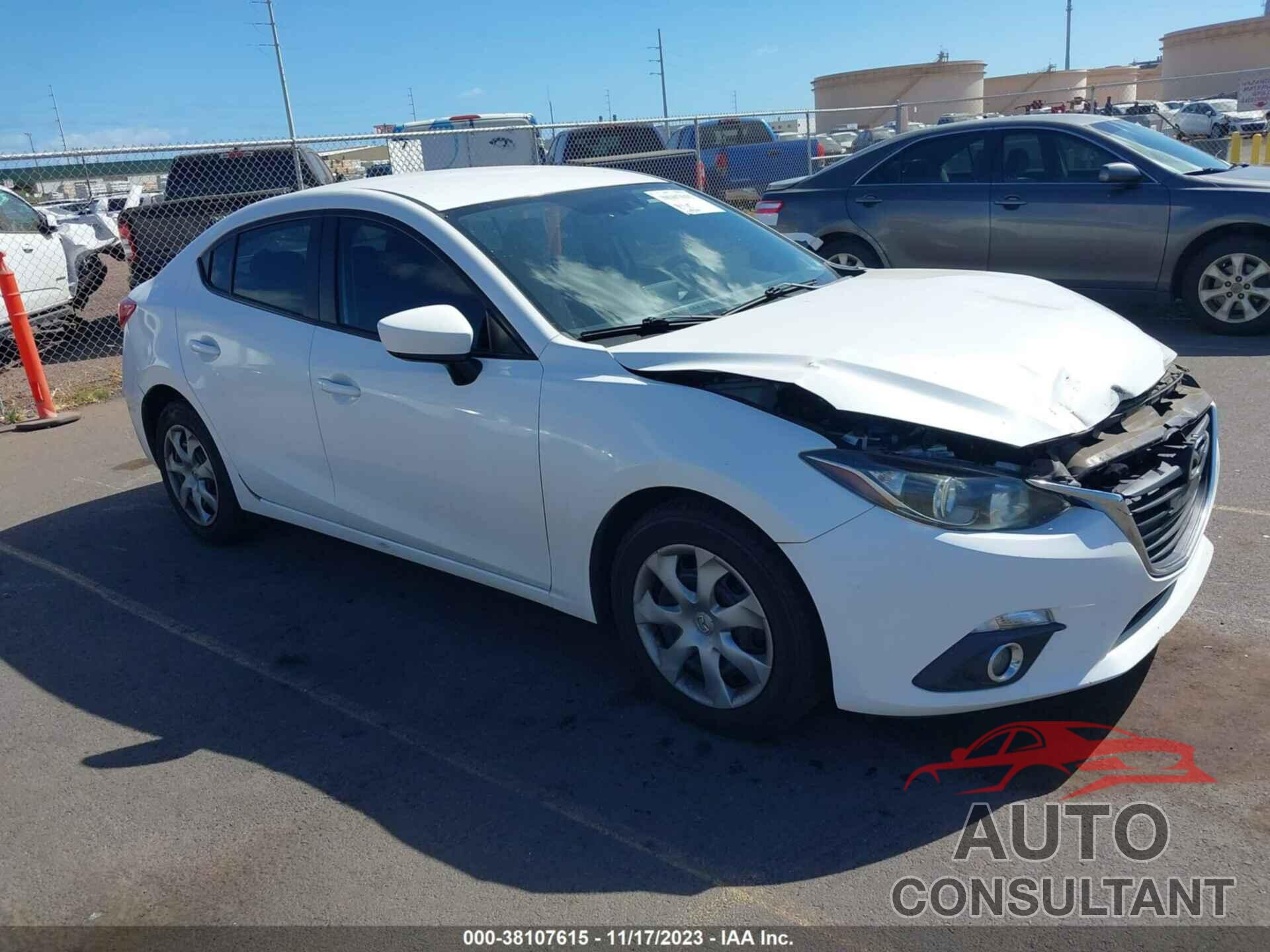 MAZDA MAZDA3 2015 - JM1BM1U74F1262794