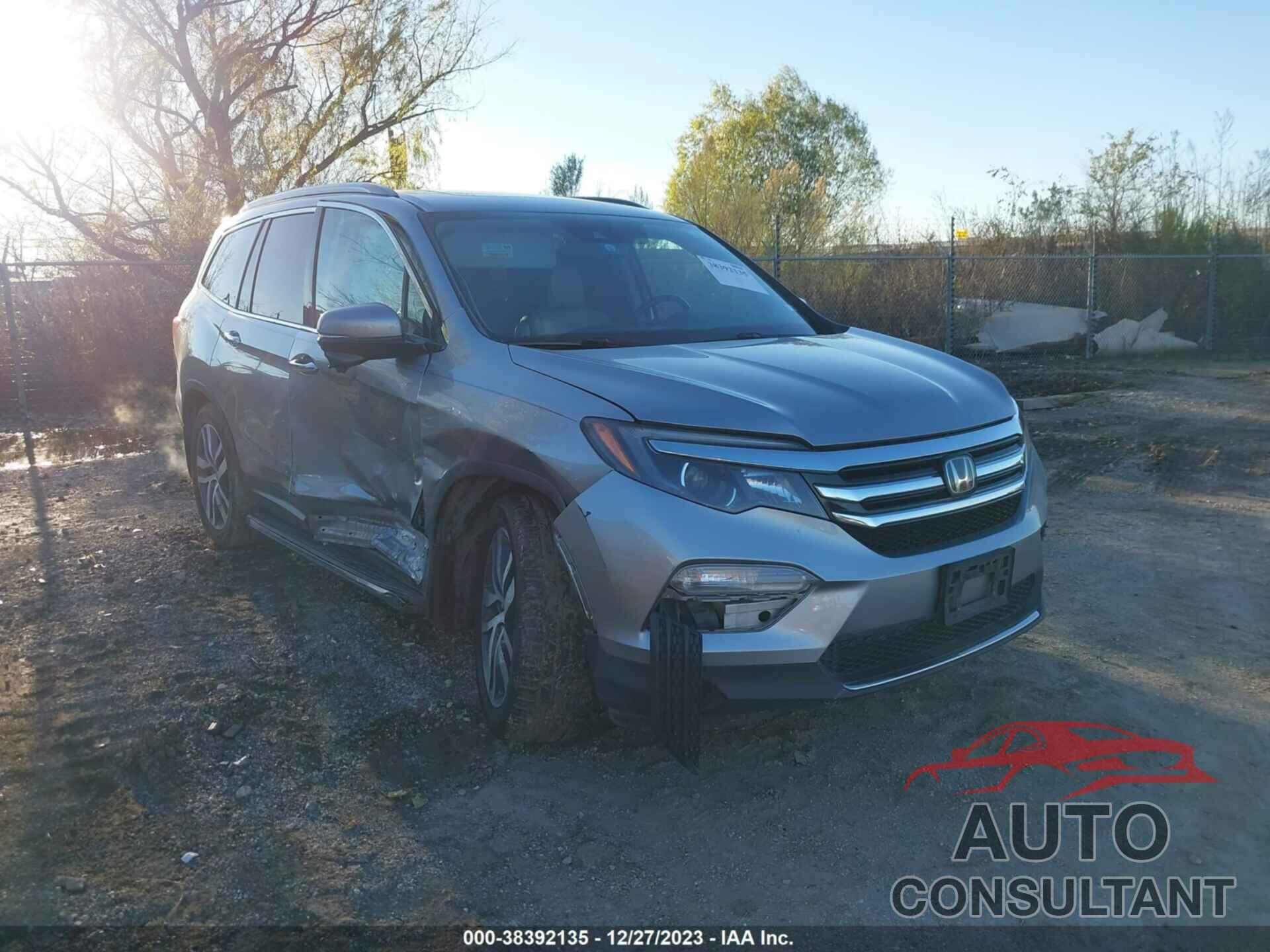 HONDA PILOT 2016 - 5FNYF6H90GB083559