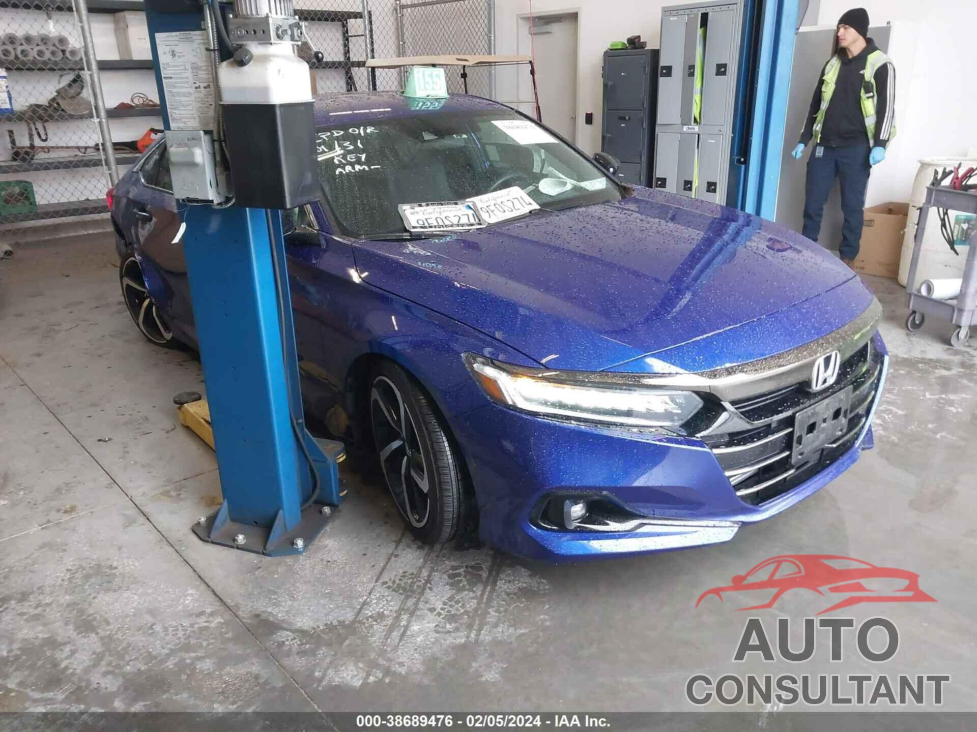 HONDA ACCORD 2022 - 1HGCV1F33NA102319