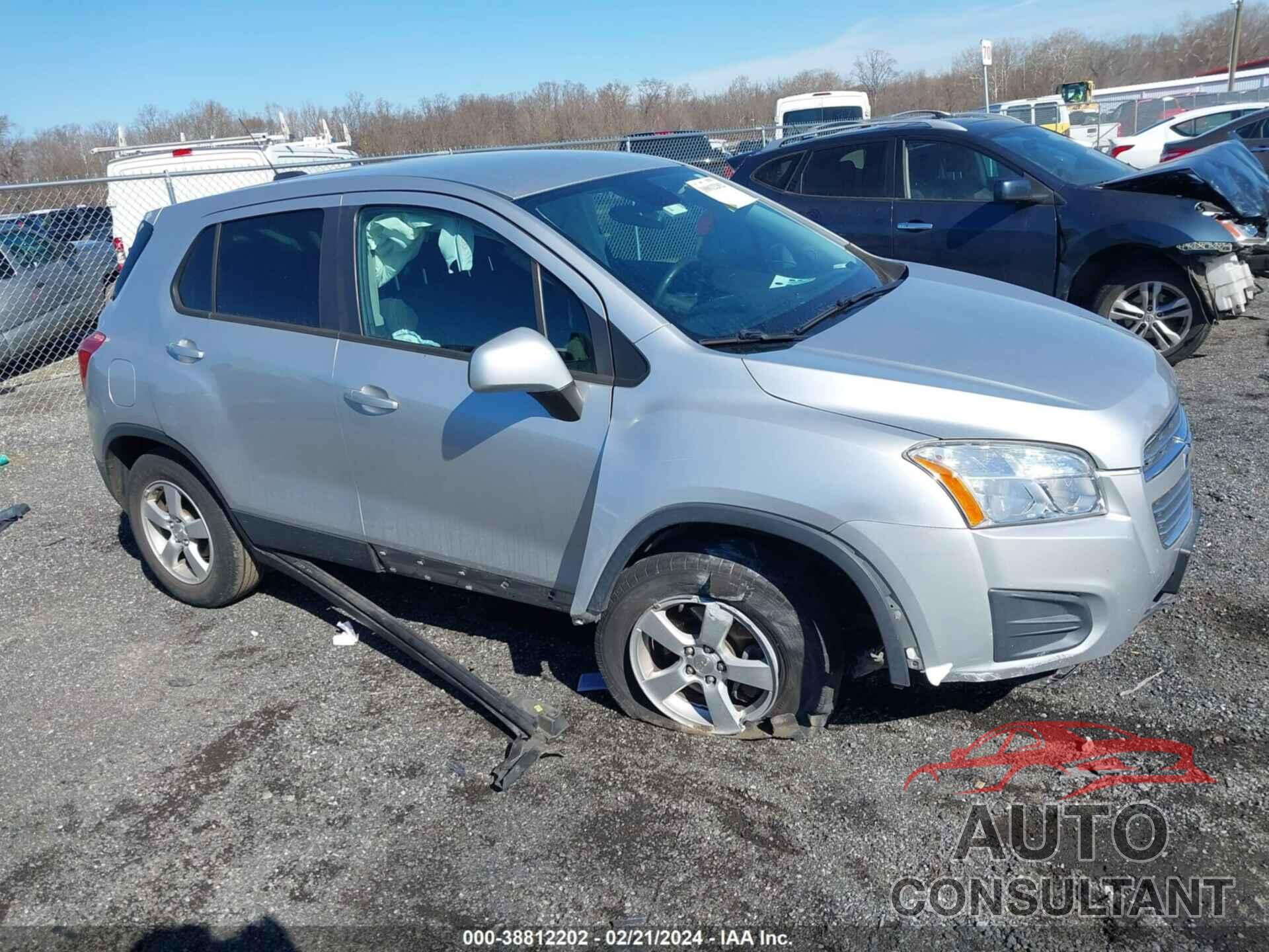 CHEVROLET TRAX 2016 - KL7CJNSB6GB644328