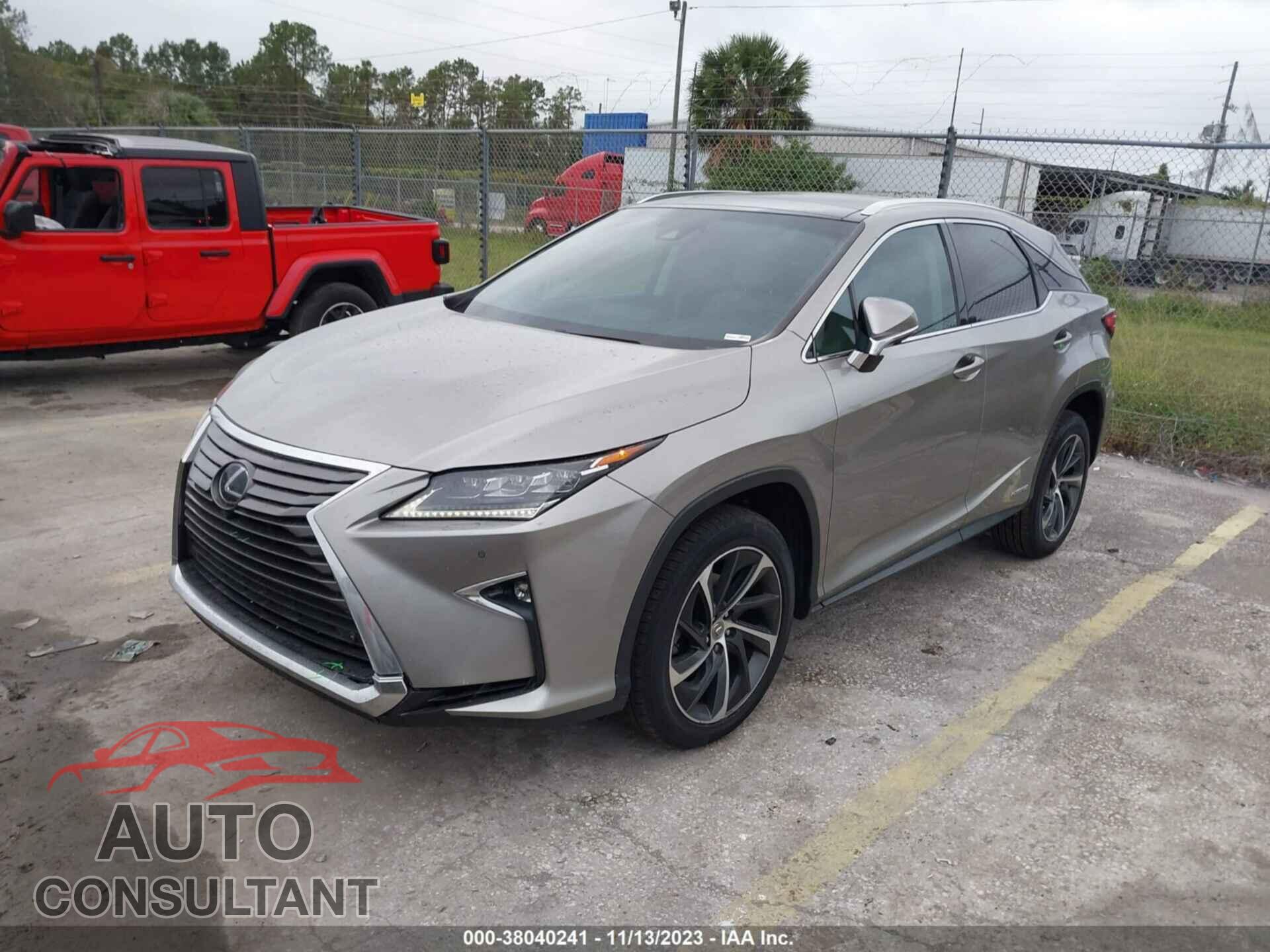 LEXUS RX 2017 - 2T2BGMCA0HC020147