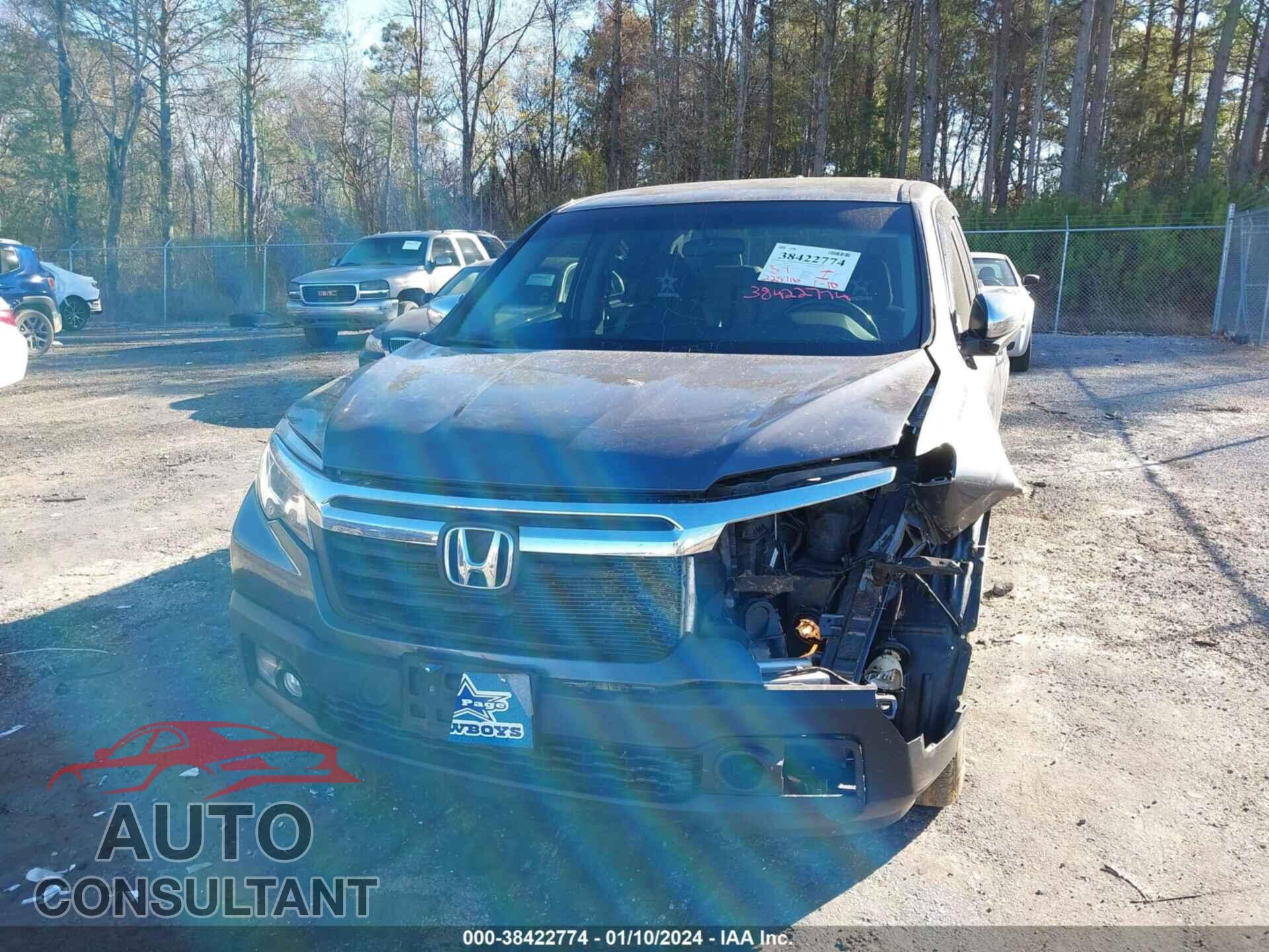 HONDA RIDGELINE 2017 - 5FPYK2F57HB003090