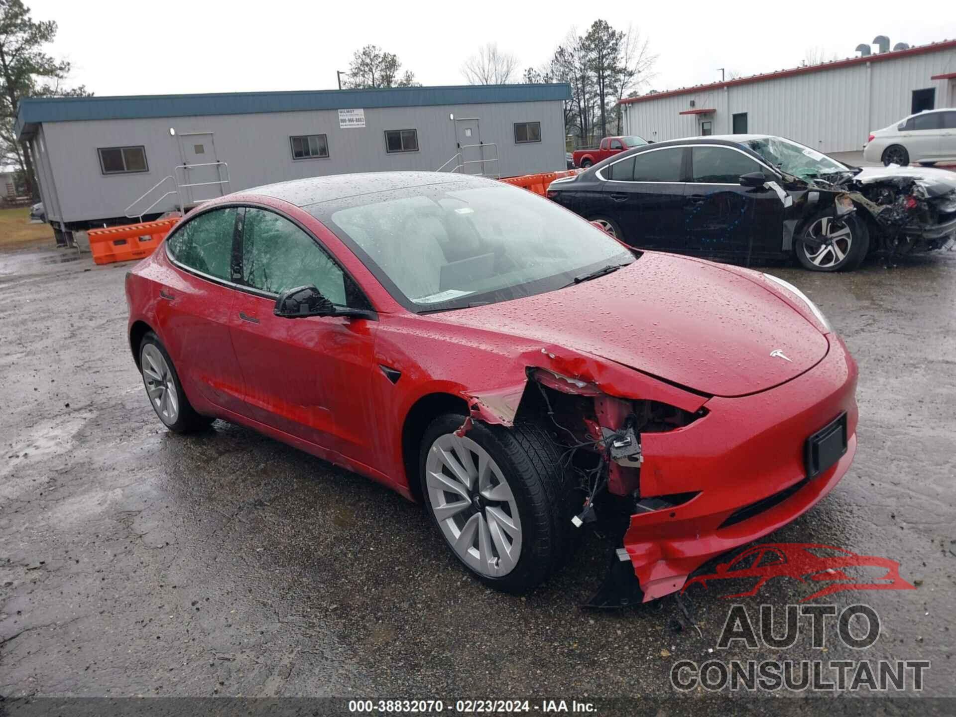 TESLA MODEL 3 2022 - 5YJ3E1EB6NF200811