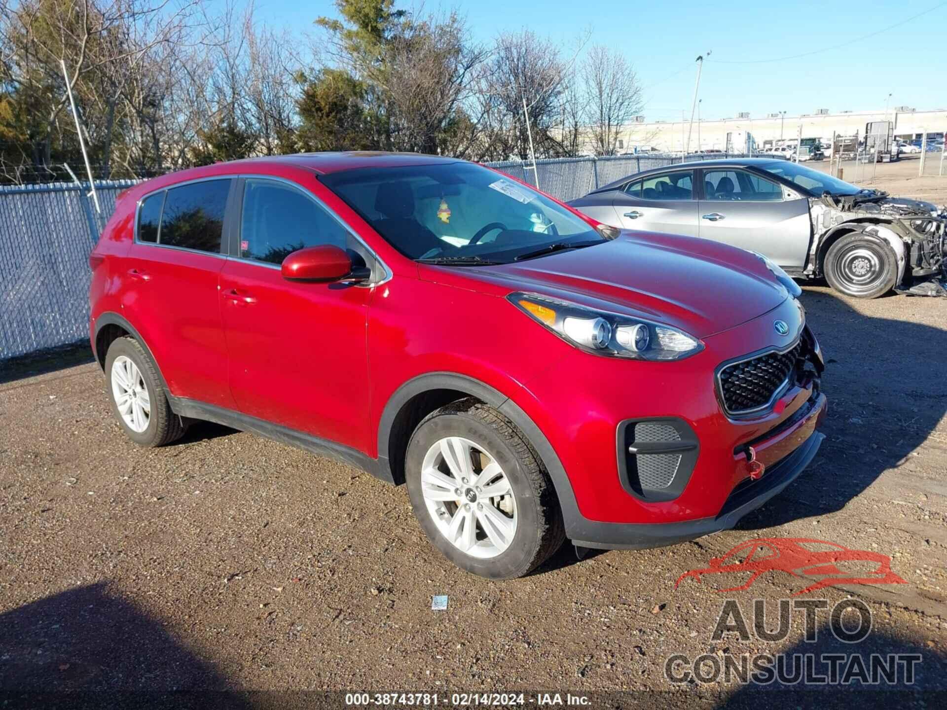 KIA SPORTAGE 2017 - KNDPM3AC4H7206373