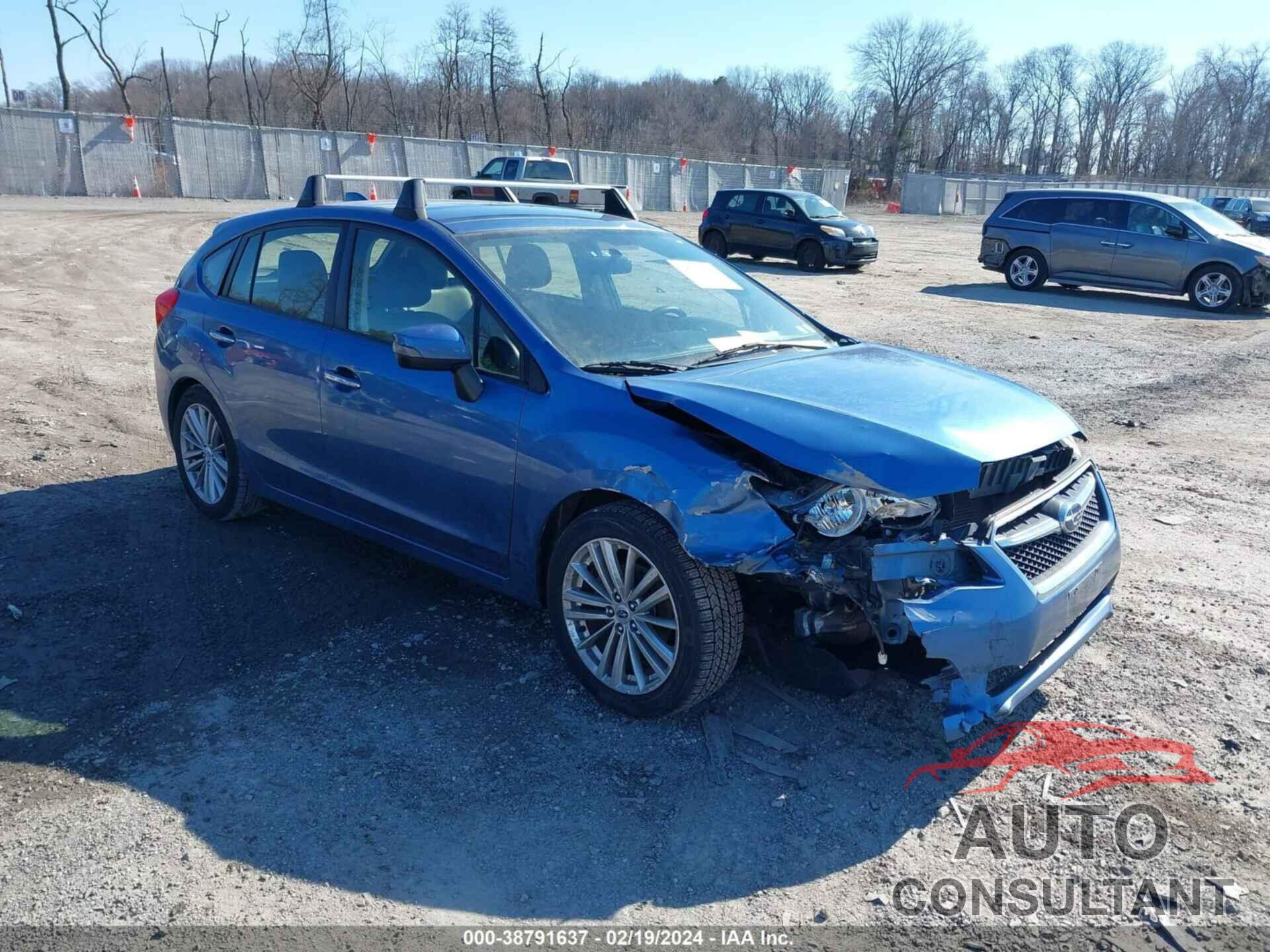 SUBARU IMPREZA 2016 - JF1GPAK60G8225893