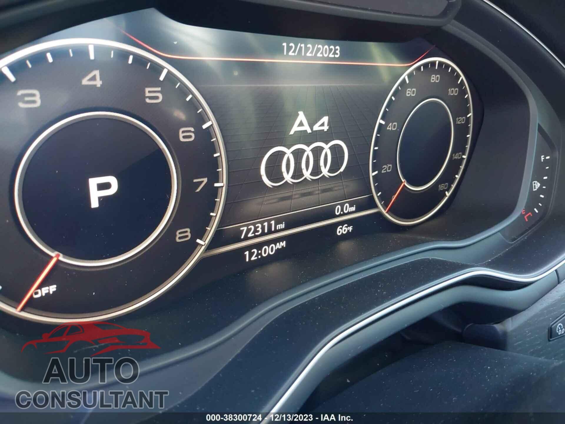 AUDI A4 2017 - WAUKMAF48HN057815
