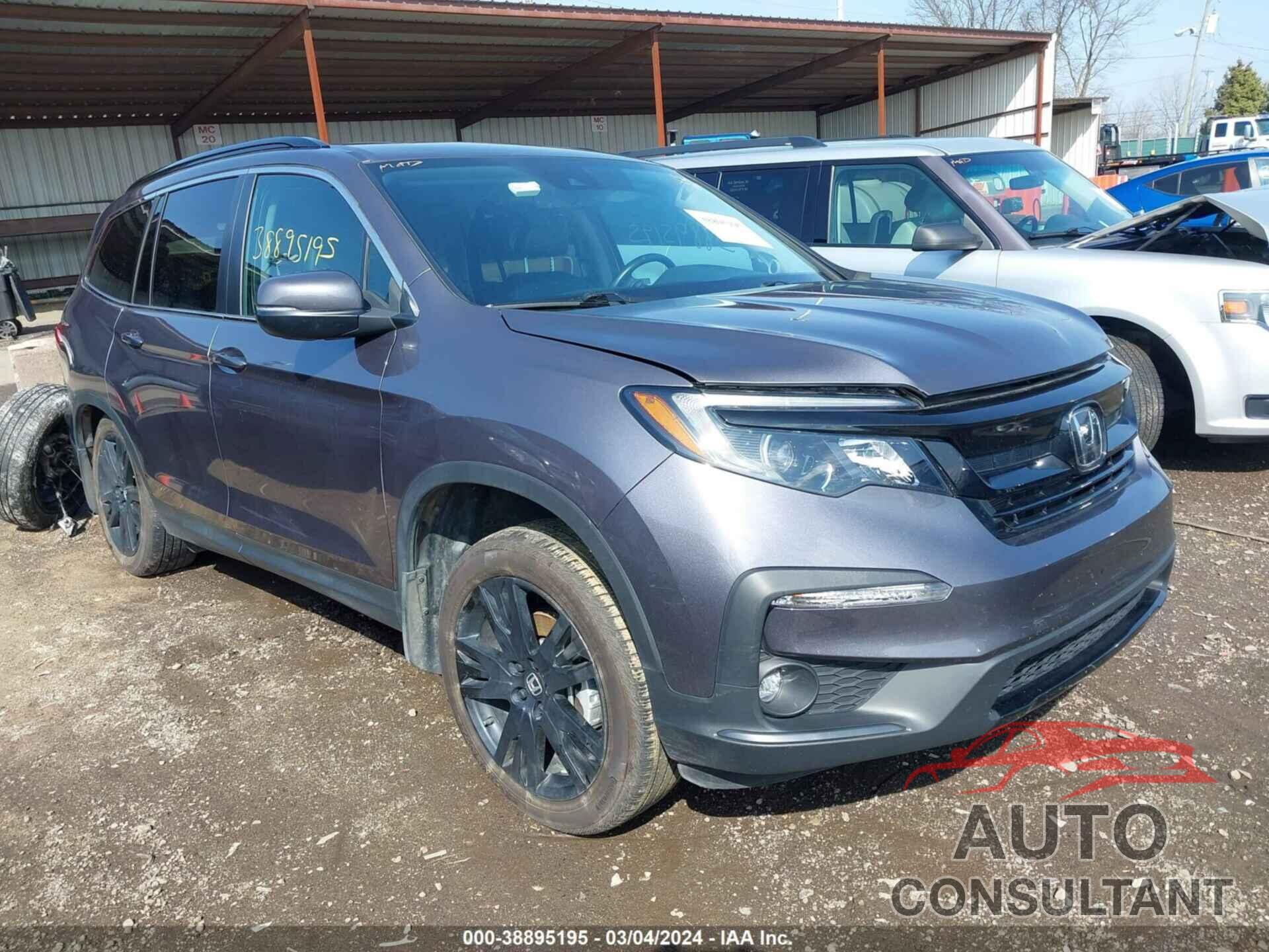 HONDA PILOT 2022 - 5FNYF6H2XNB028486