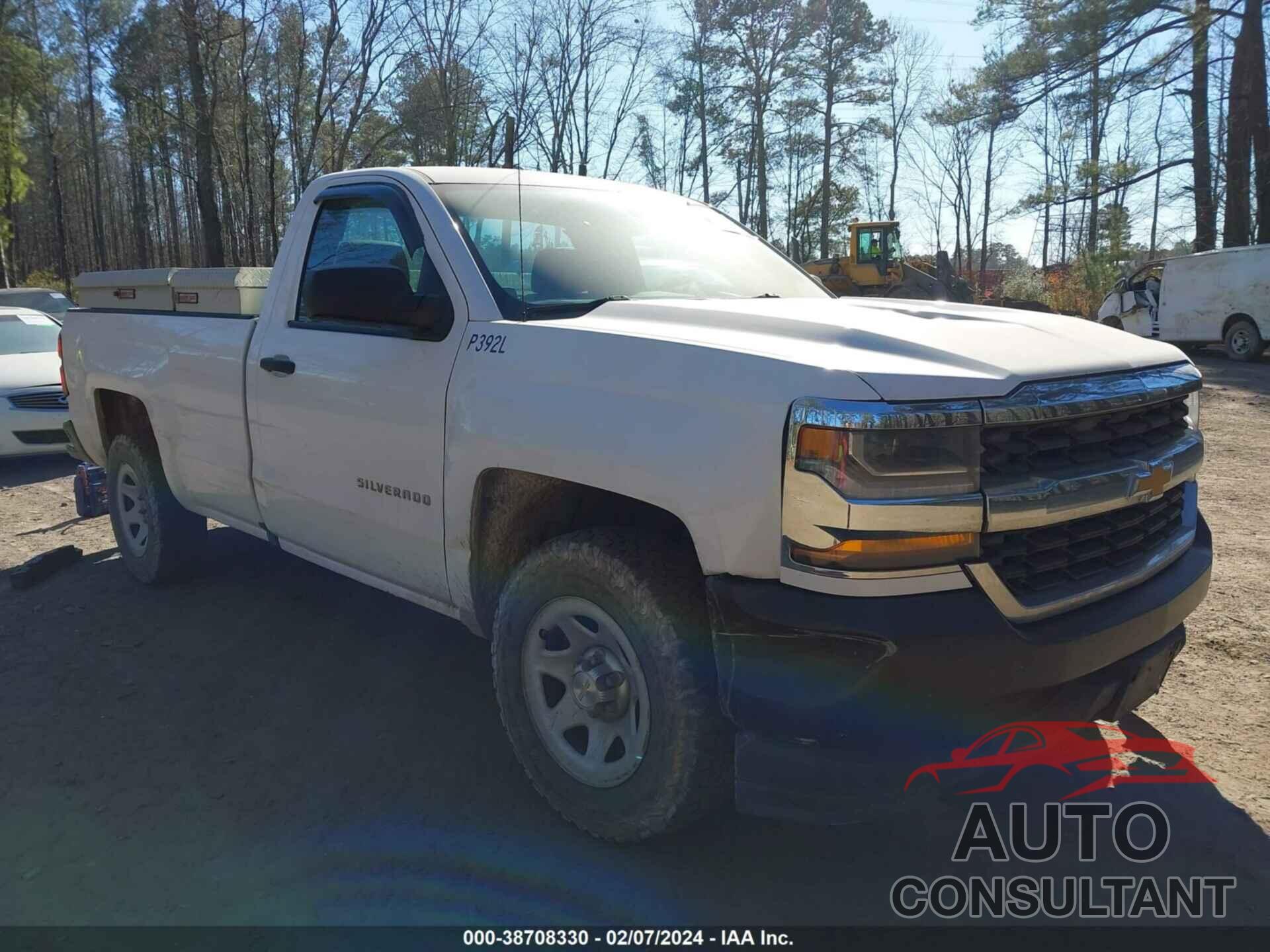 CHEVROLET SILVERADO 1500 2016 - 1GCNCNEH8GZ186532