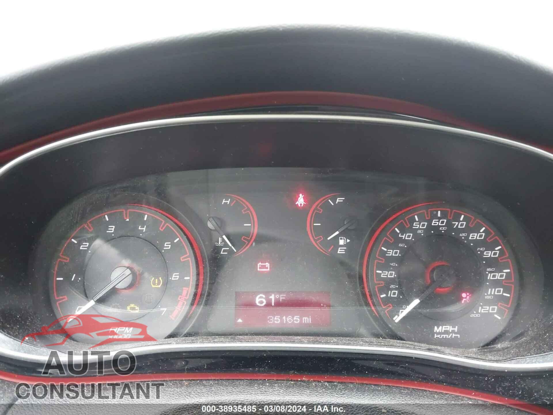 DODGE DART 2016 - 1C3CDFBB5GD504943