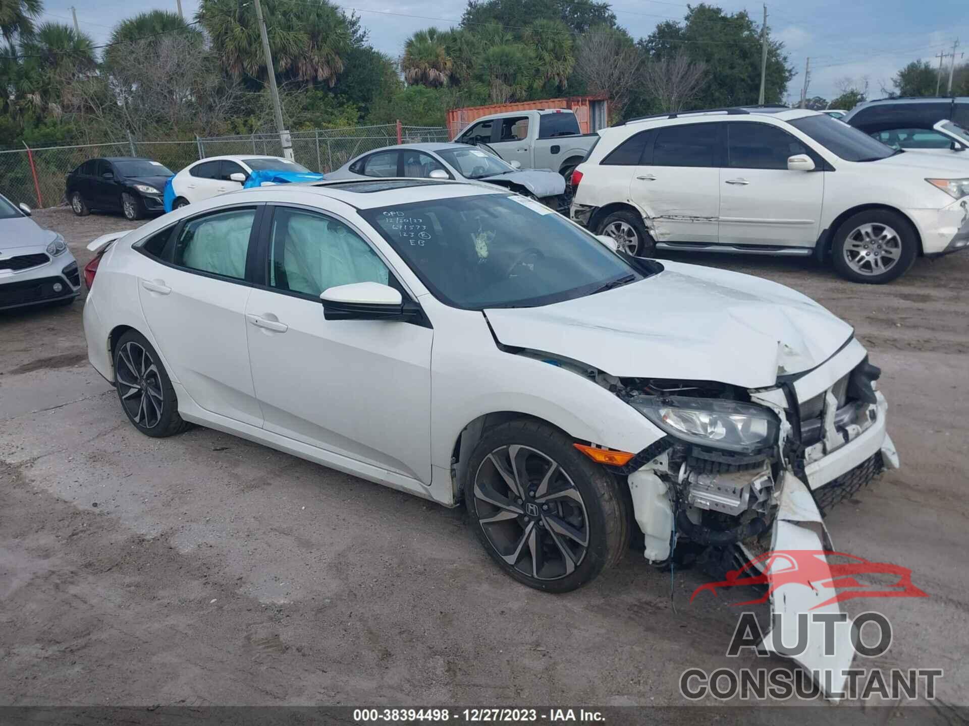 HONDA CIVIC SI 2019 - 2HGFC1E57KH705437