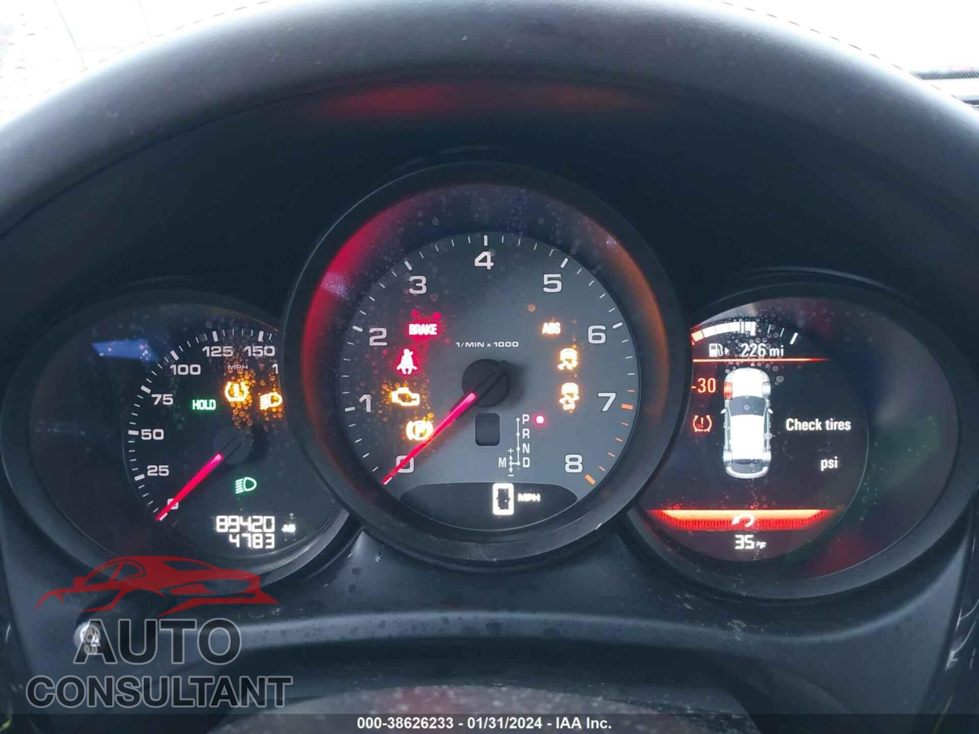 PORSCHE MACAN 2016 - WP1AB2A56GLB57530