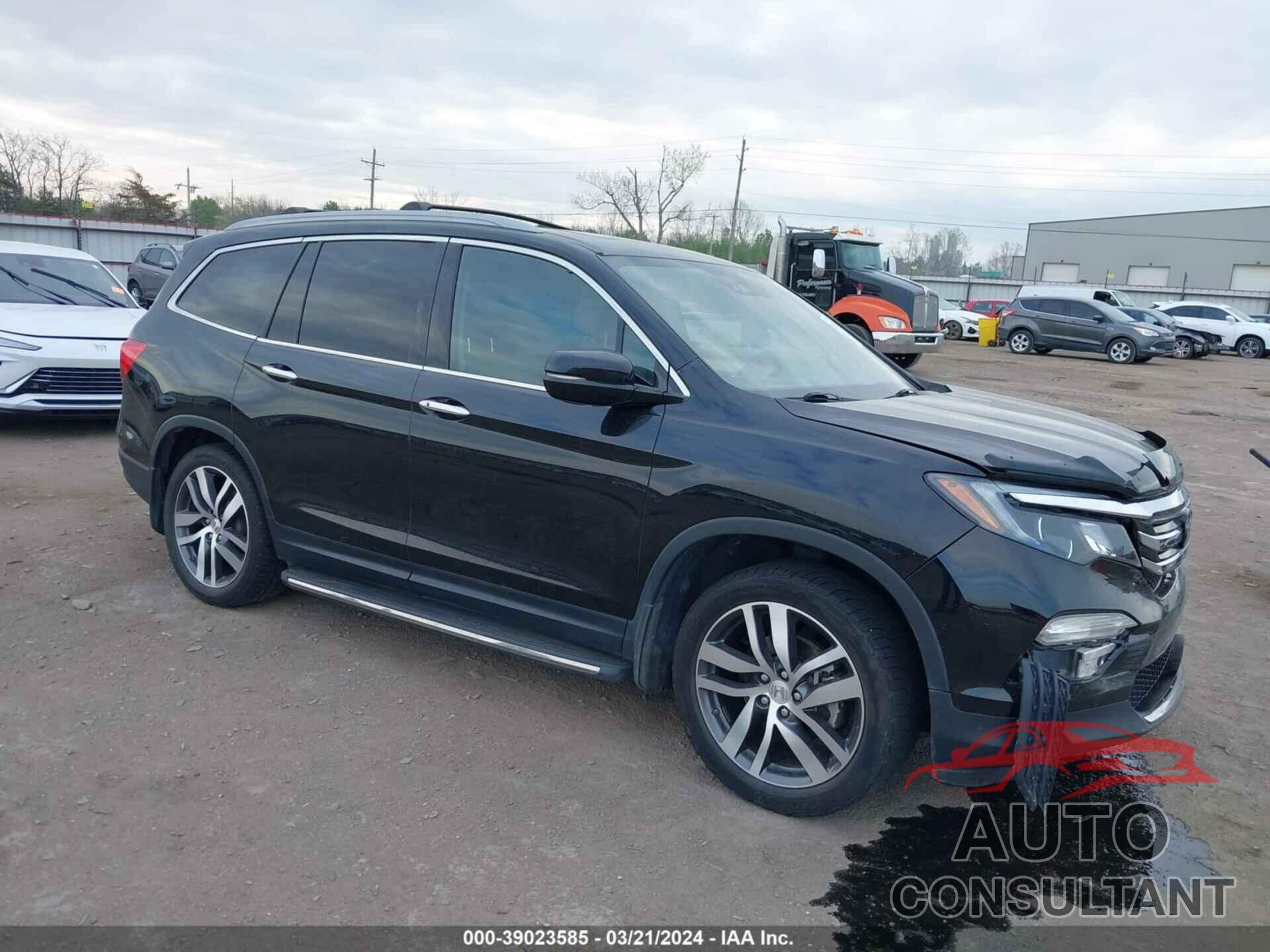 HONDA PILOT 2016 - 5FNYF6H04GB090404