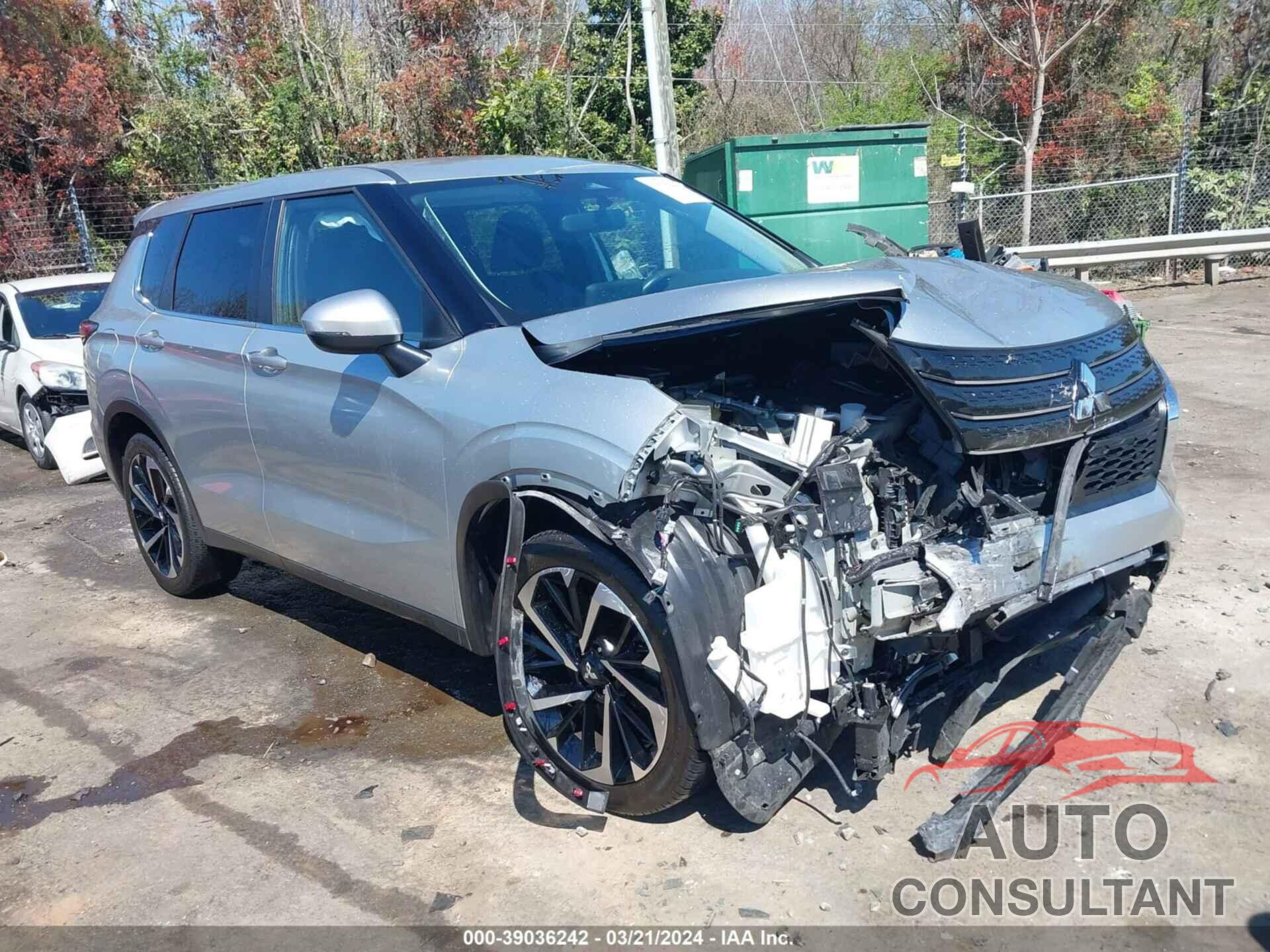 MITSUBISHI OUTLANDER 2022 - JA4J4TA87NZ045190