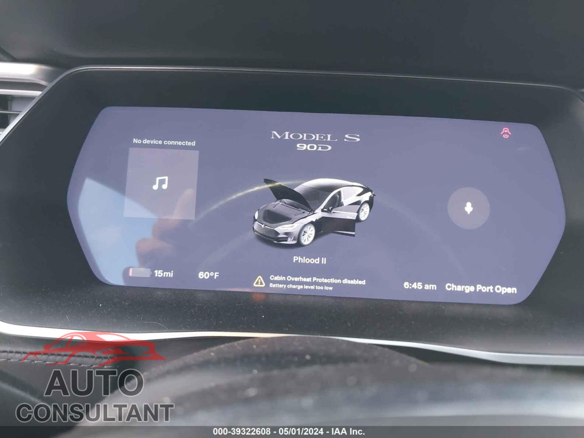 TESLA MODEL S 2016 - 5YJSA1E20GF169937