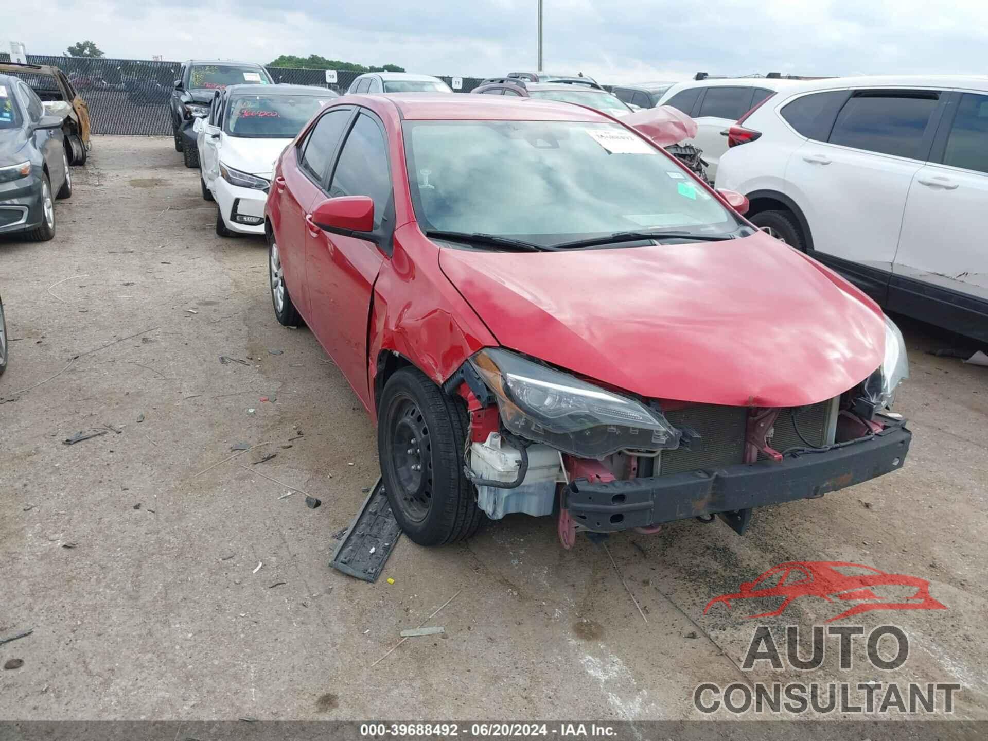 TOYOTA COROLLA 2017 - 5YFBURHE5HP663728