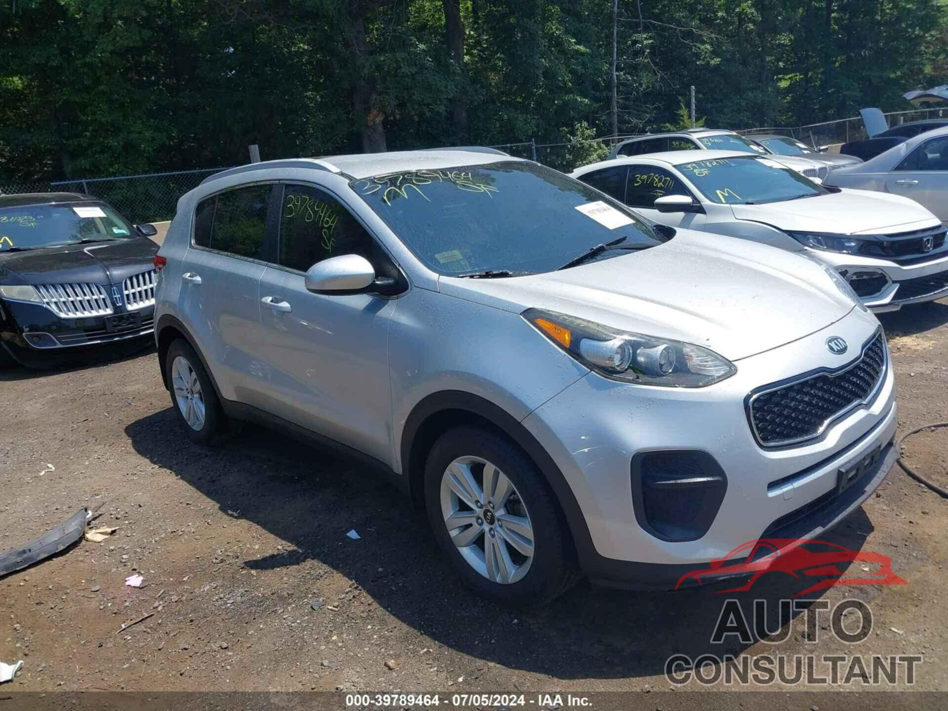 KIA SPORTAGE 2017 - KNDPM3ACXH7160273