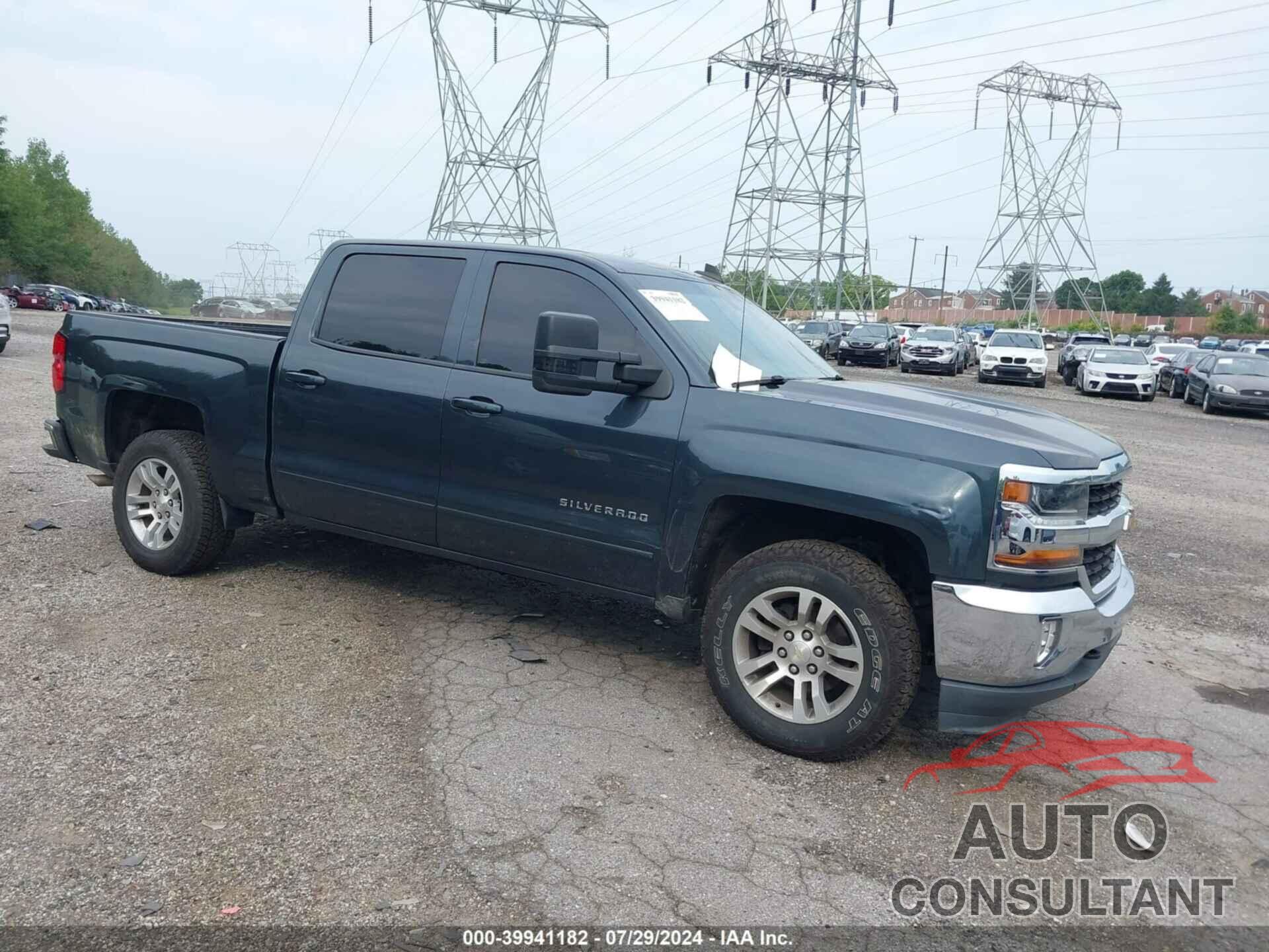 CHEVROLET SILVERADO 1500 2018 - 3GCUKREC0JG417635