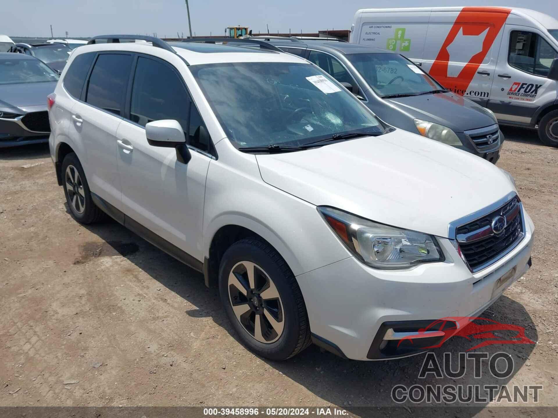 SUBARU FORESTER 2017 - JF2SJALC5HH476468