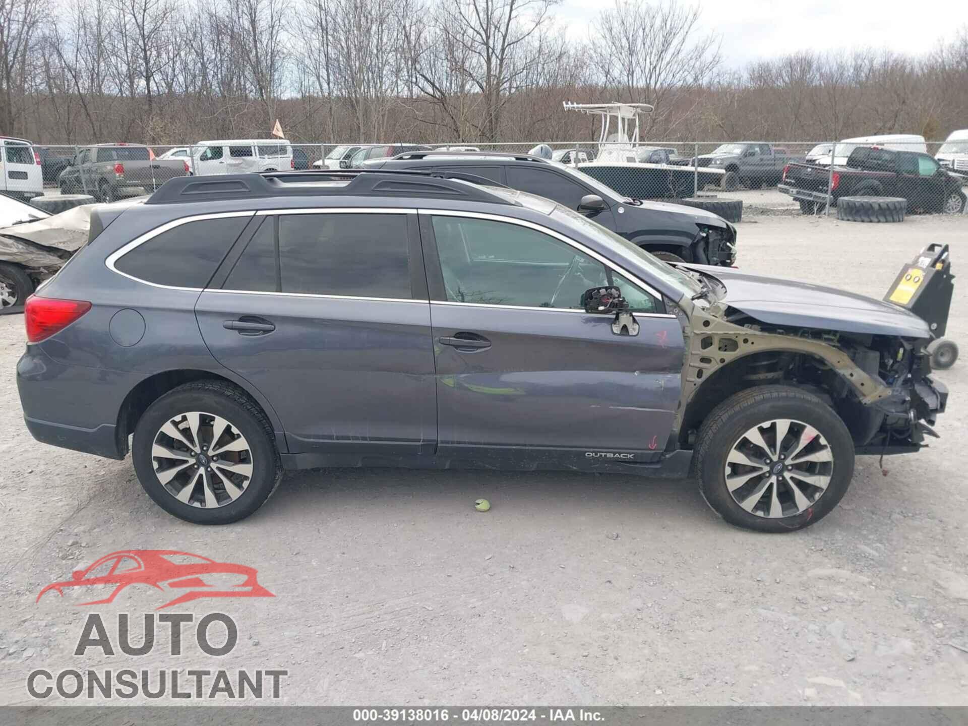 SUBARU OUTBACK 2016 - 4S4BSANC9G3245945
