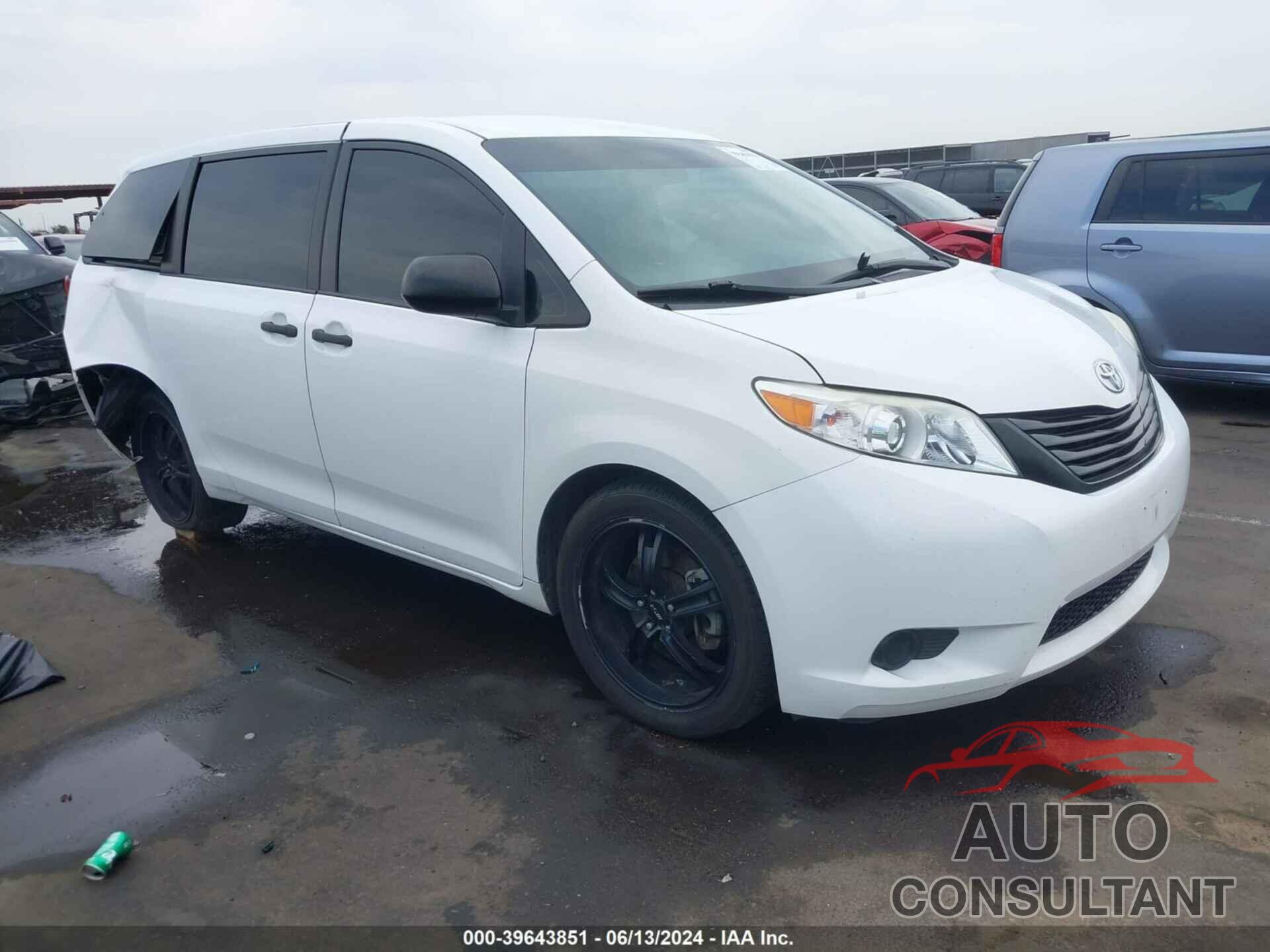 TOYOTA SIENNA 2017 - 5TDZZ3DC6HS802824