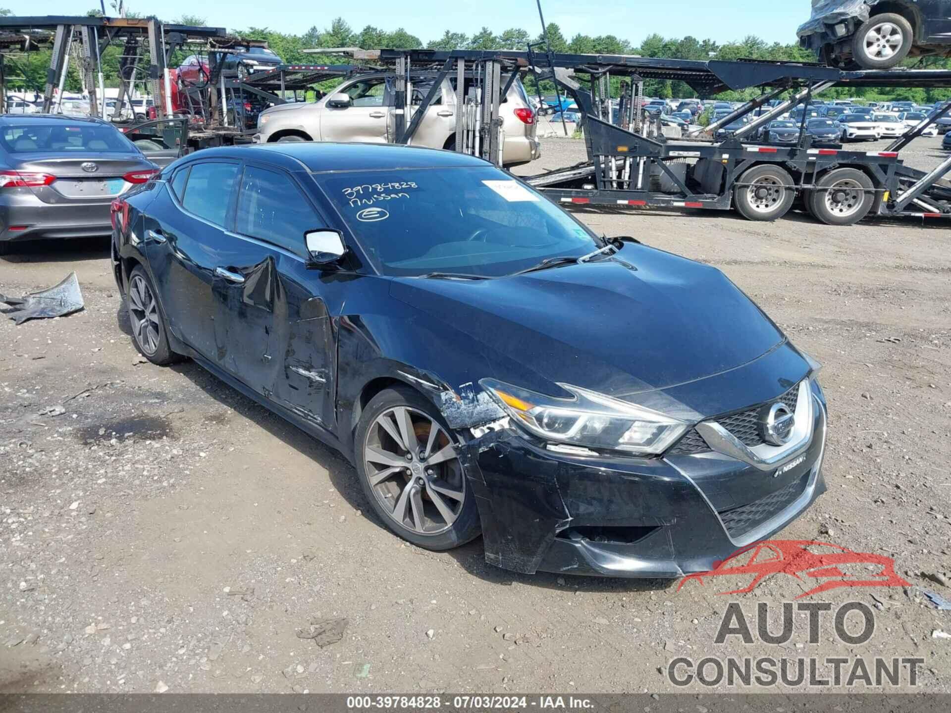 NISSAN MAXIMA 2017 - 1N4AA6APXHC394641