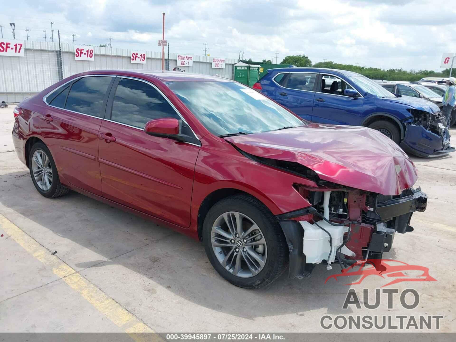 TOYOTA CAMRY 2017 - 4T1BF1FK5HU777019