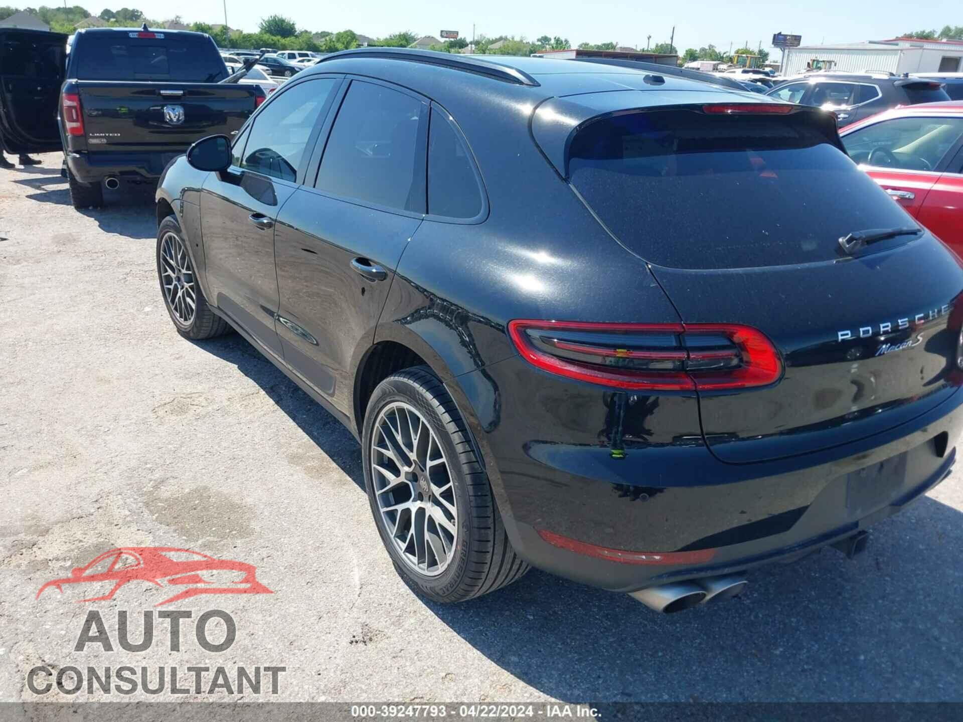 PORSCHE MACAN 2016 - WP1AB2A57GLB40610