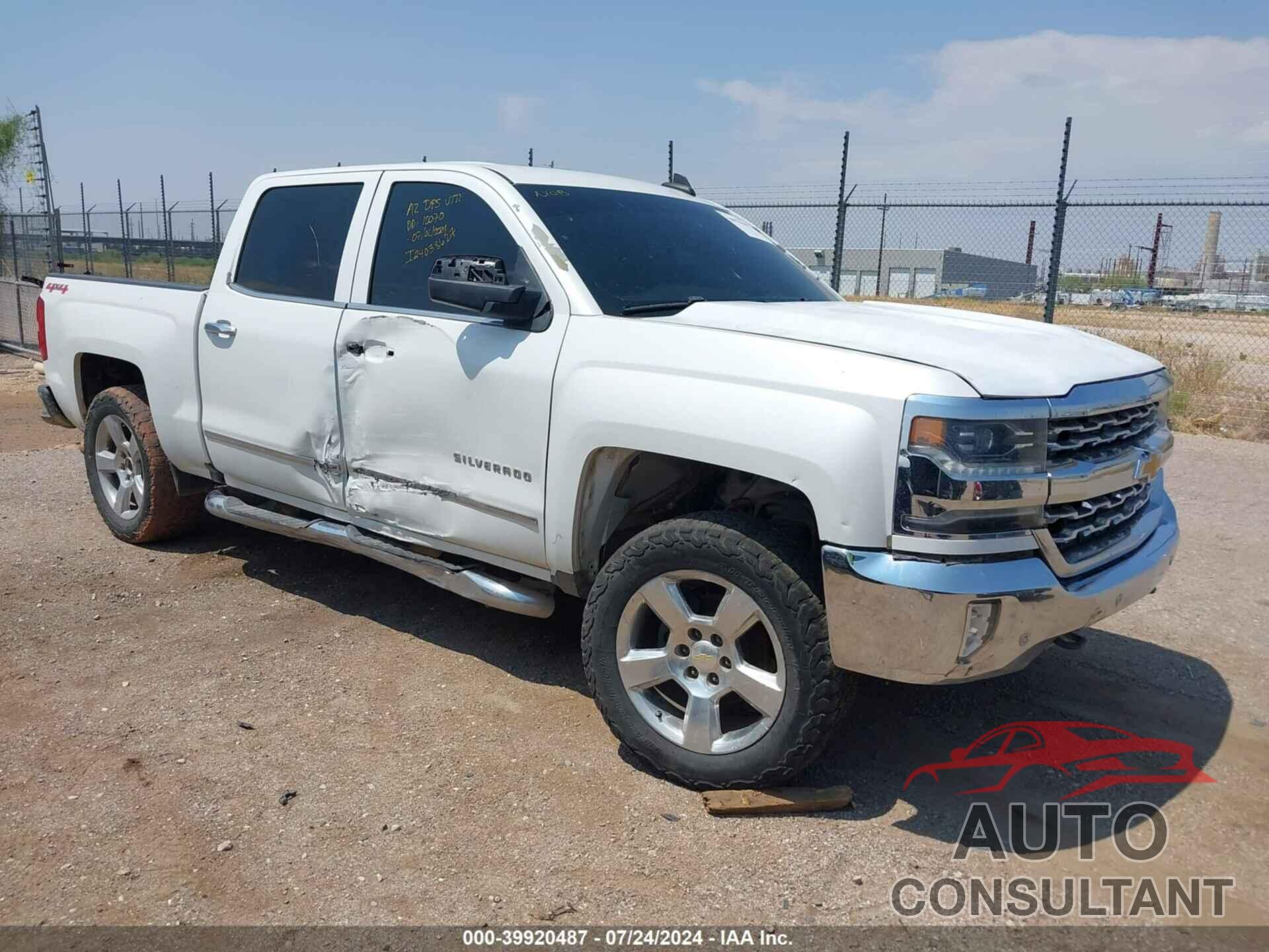 CHEVROLET SILVERADO 1500 2016 - 3GCUKSEC9GG230474