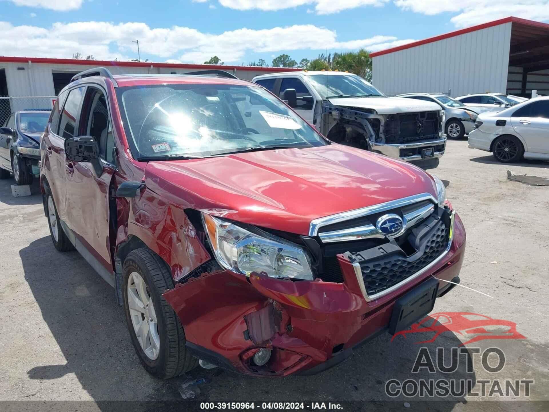 SUBARU FORESTER 2016 - JF2SJARC0GH526411