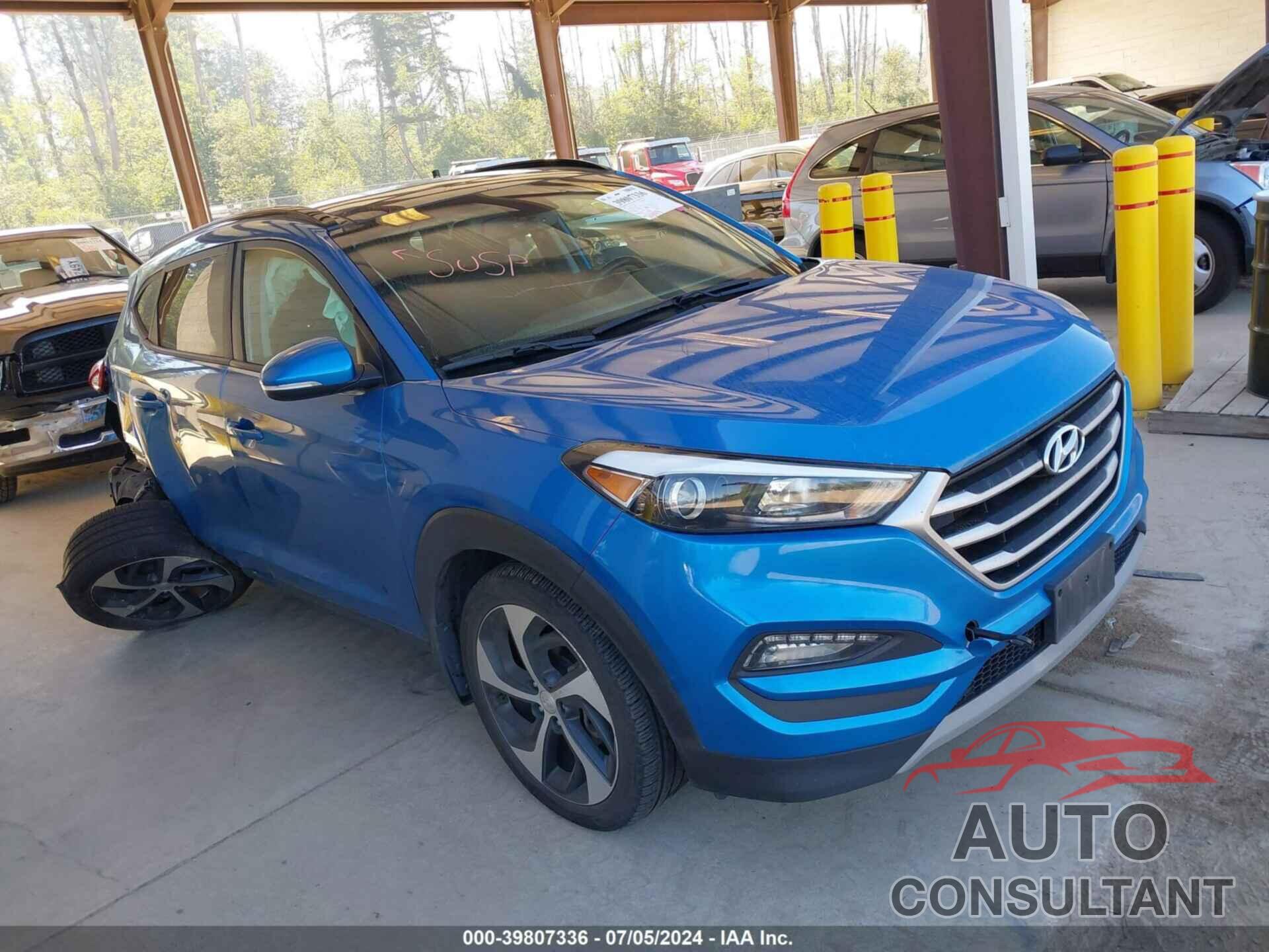 HYUNDAI TUCSON 2018 - KM8J3CA25JU729212