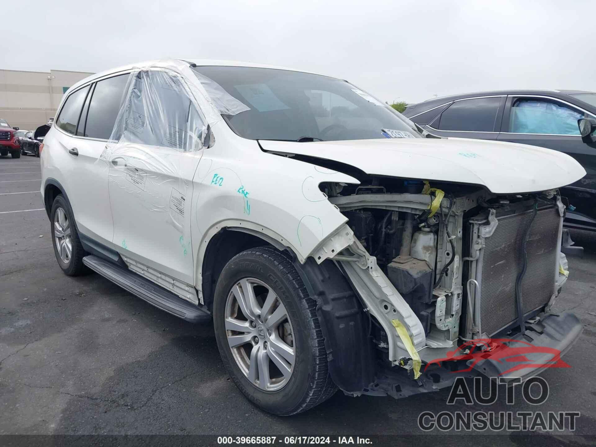 HONDA PILOT 2016 - 5FNYF5H1XGB024099