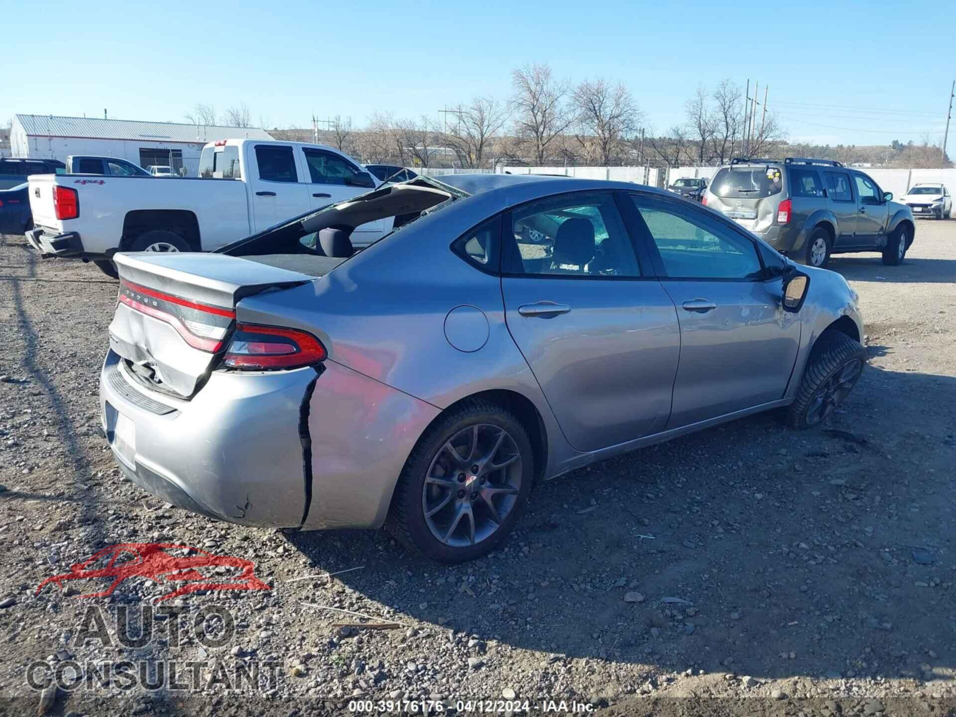 DODGE DART 2016 - 1C3CDFAA3GD592948