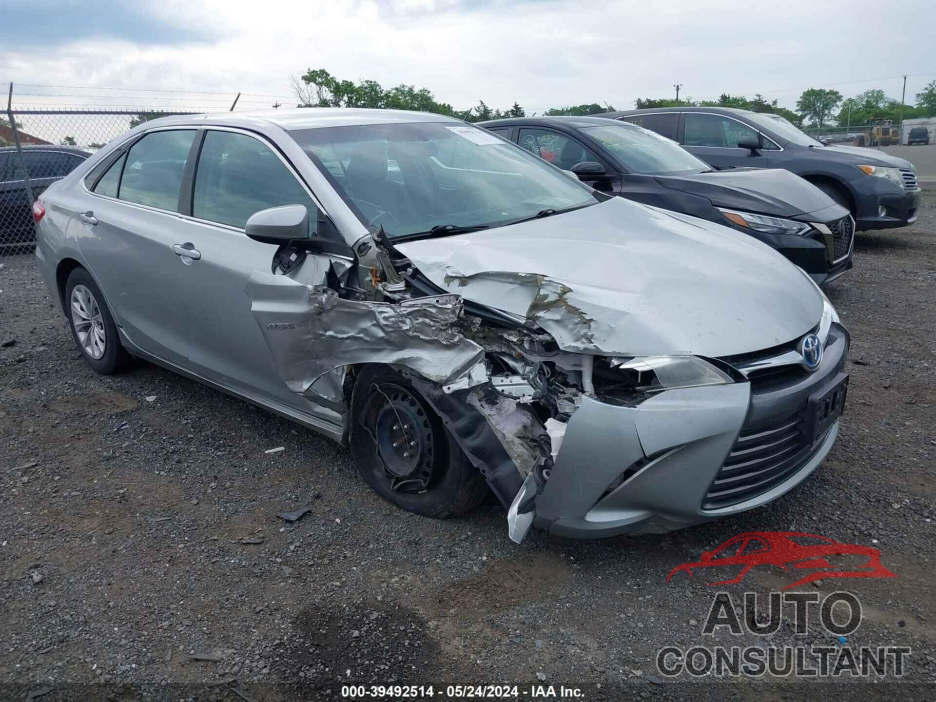 TOYOTA CAMRY 2016 - 4T1BD1FK0GU192286